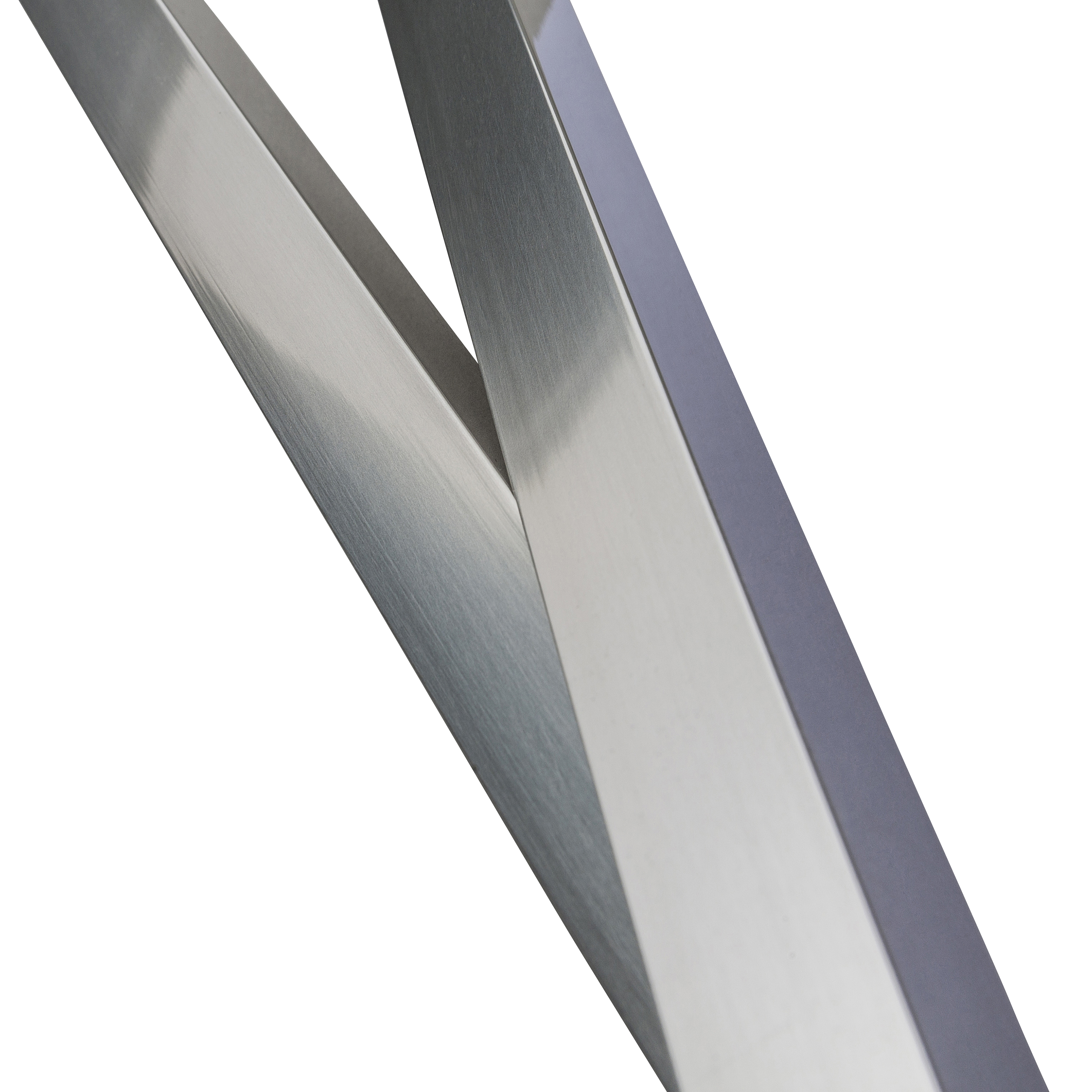 Perfil angular simétrico STANDERS em alumínio niquelado fosco L 1 m 20x20 mm - 3