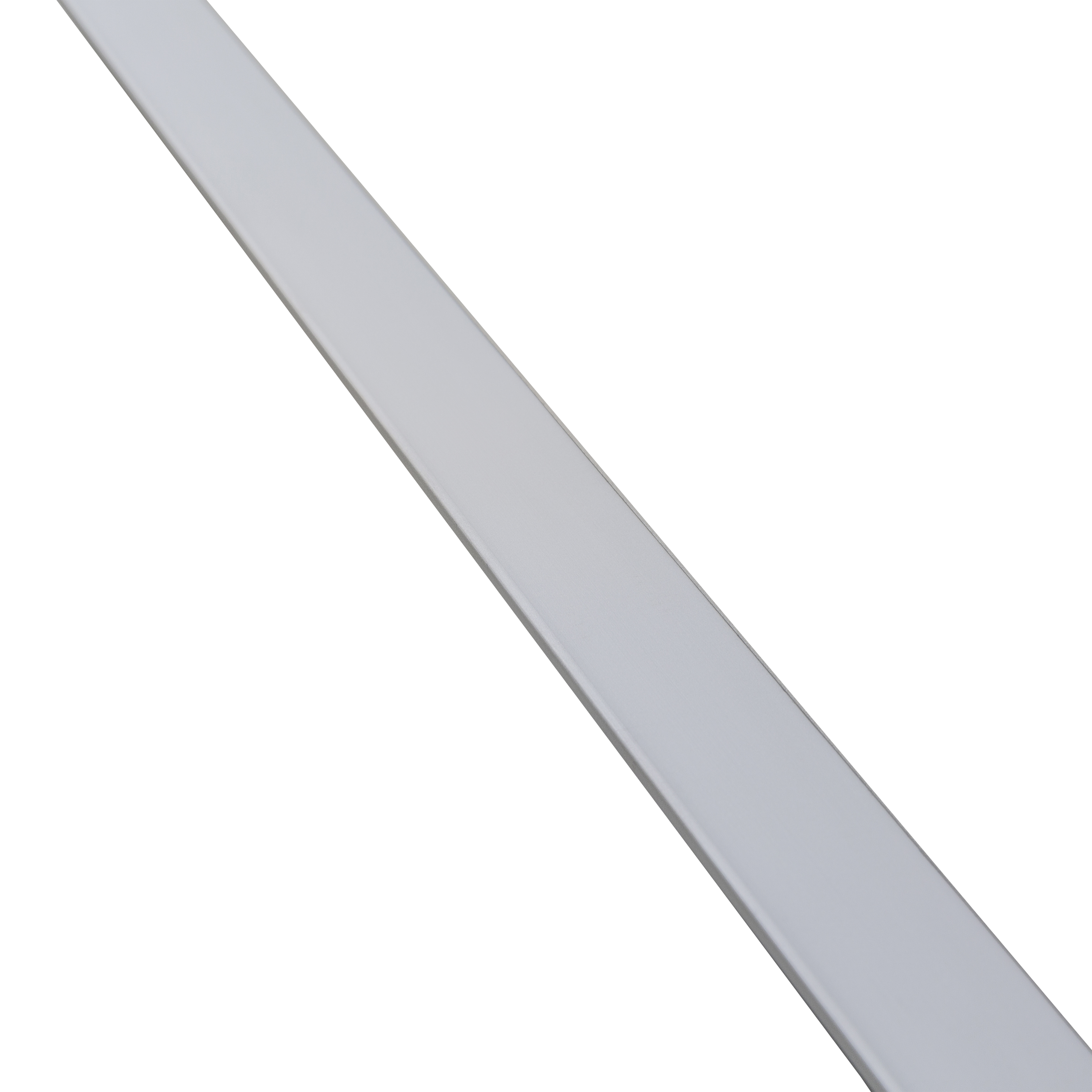 Perfil forma de plano de aluminio plata STANDERS, Alt. 2 x An.15 mm x L.1 m - 8
