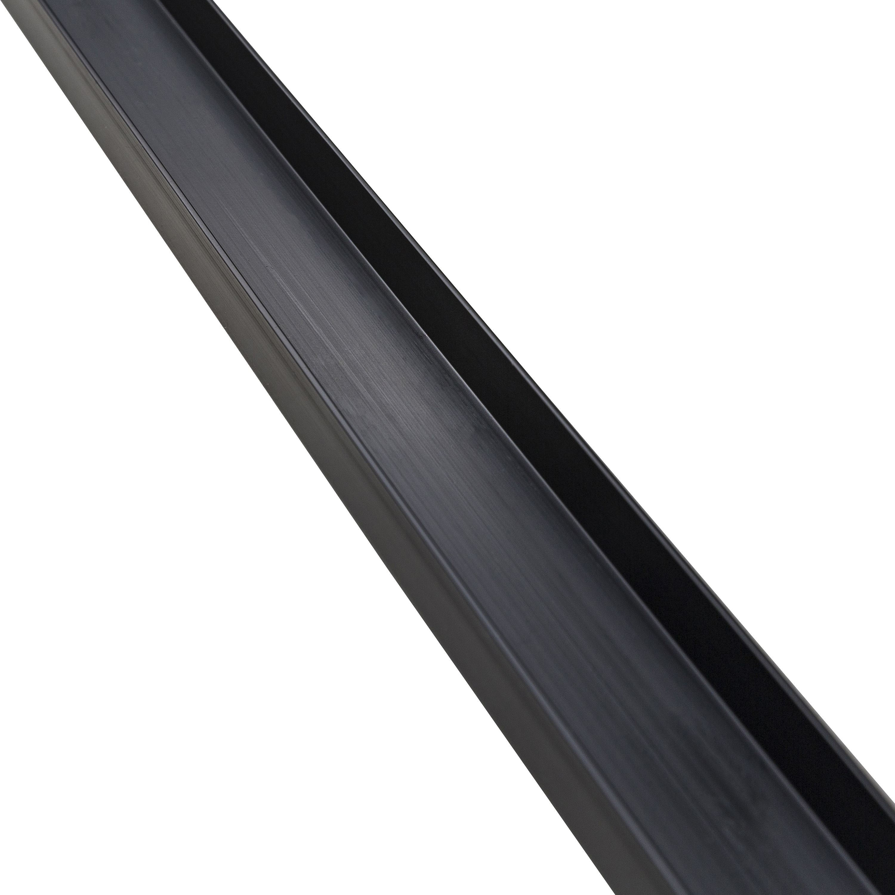 Perfil forma de en U de PVC negro, Alt. 10 x An.21 x L.1000 mm - 4