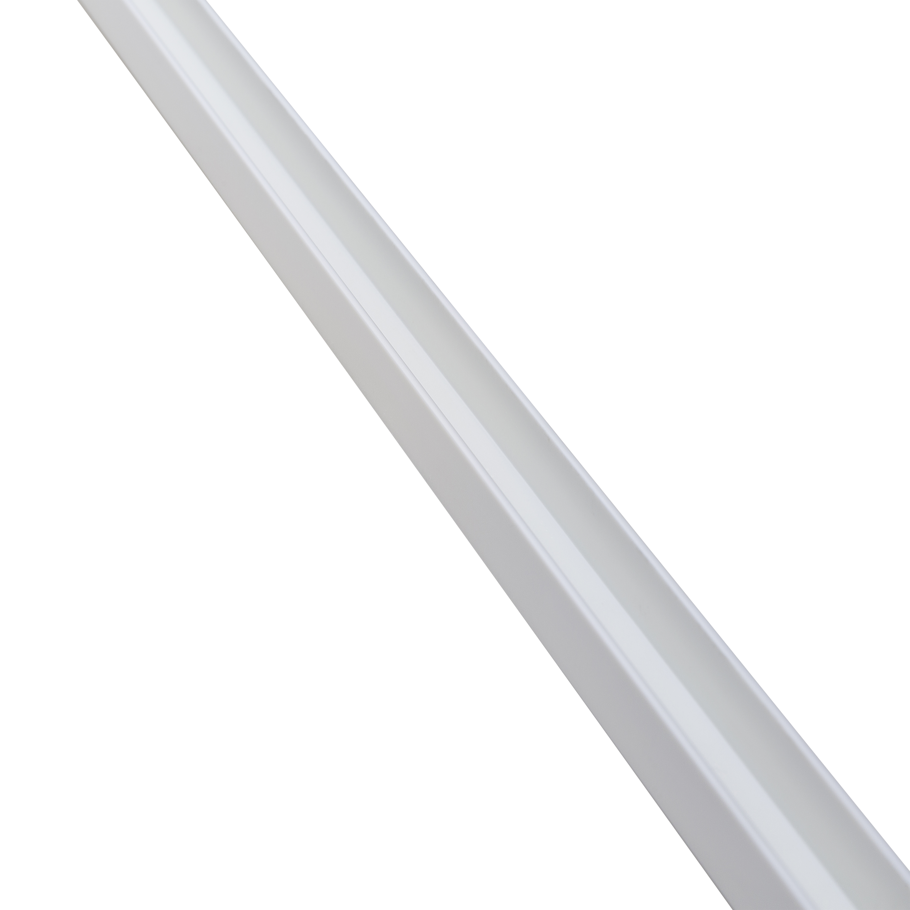 Perfil forma de en U de PVC blanco, Alt. 10 x An.10 x L.1000 mm - 3