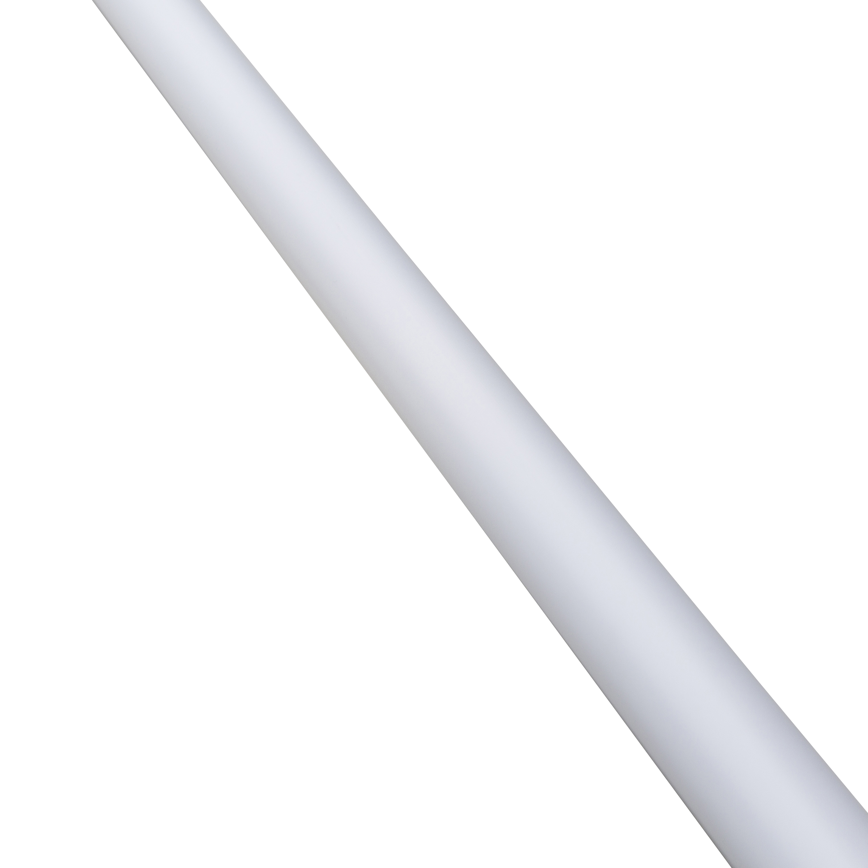 Perfil forma de redondo de PVC en bruto blanco STANDERS , ø 12 mm x L.1 m - 3