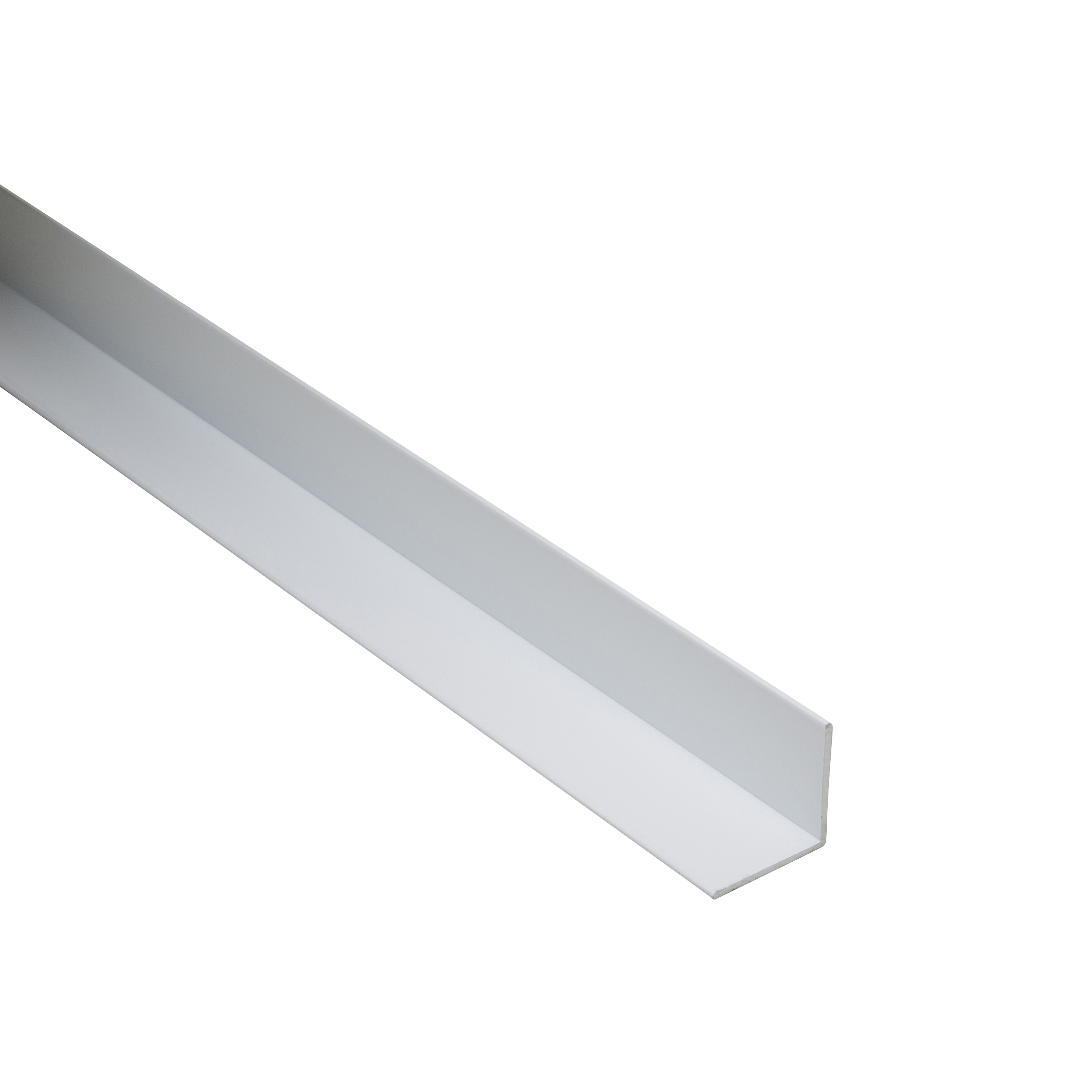 Perfil forma de ángulo de aluminio blanco, Alt. 20 x An.20 x L.1000 mm - 4