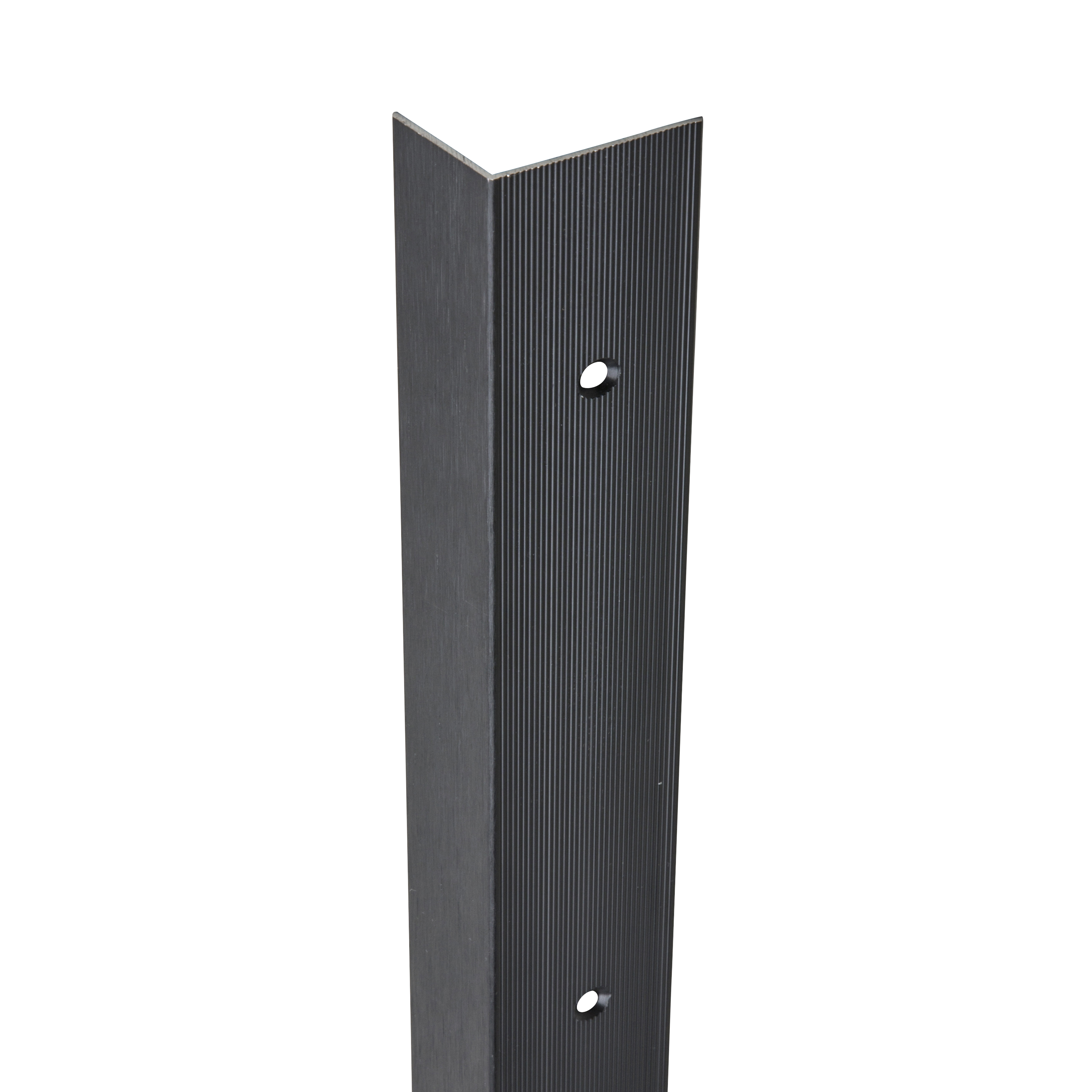 Perfil 25x40x1,5x1 alumínio anodizado parafuso preto - 2