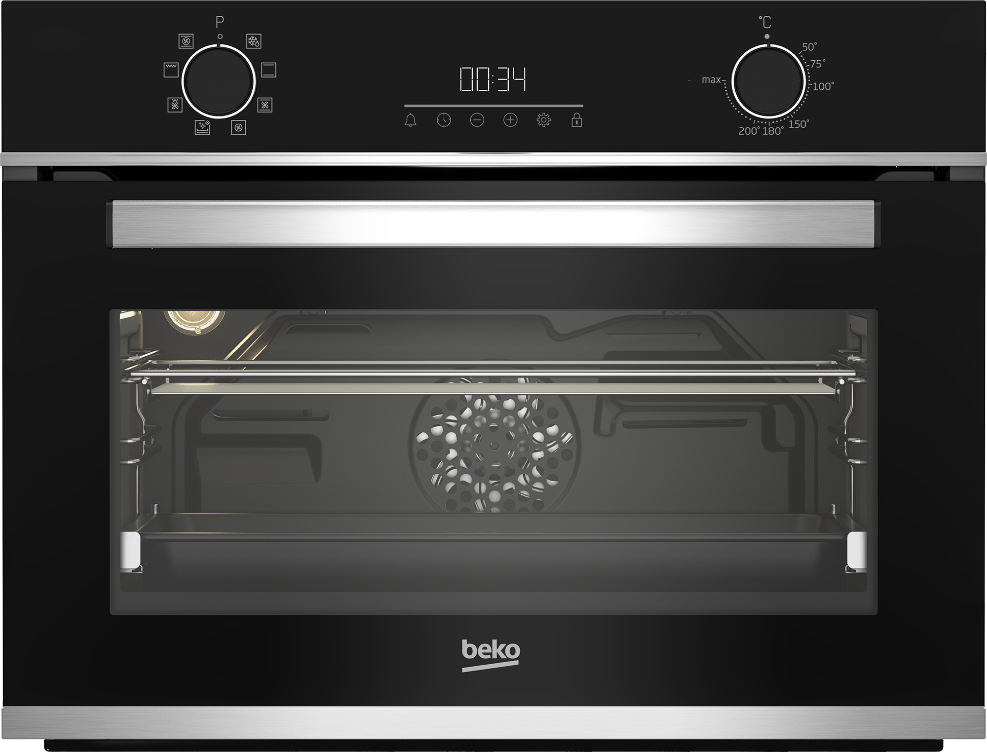 Horno beko bbcm13300xc multifunción 72 litros 2.4kw