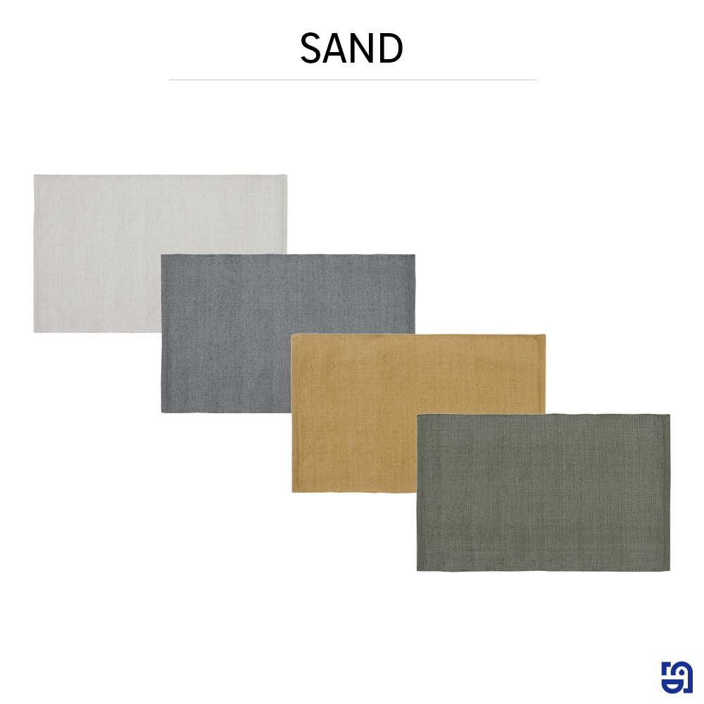 Tapis de bain l.50 x L.80 cm vert Sand SENSEA - 2
