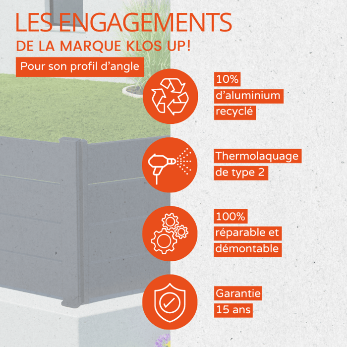 engagements klos up profil d'angle