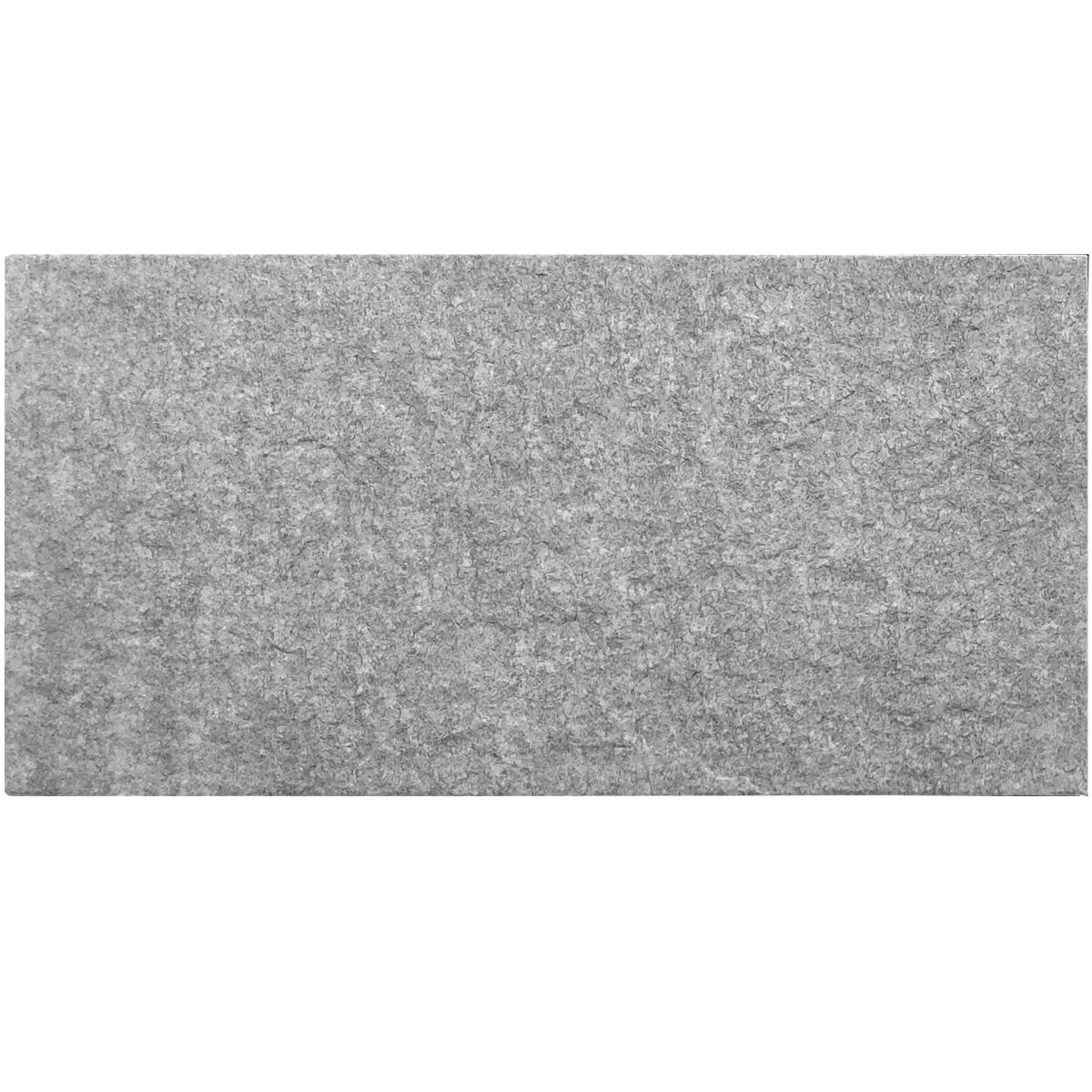 Piastrella da pavimento esterno in gres naturale 25 x 50 cm smaltato grigio satinato Cloud R11 traffico intenso (pei 4/5) Sp. 8 mm 1.38 mq - 6