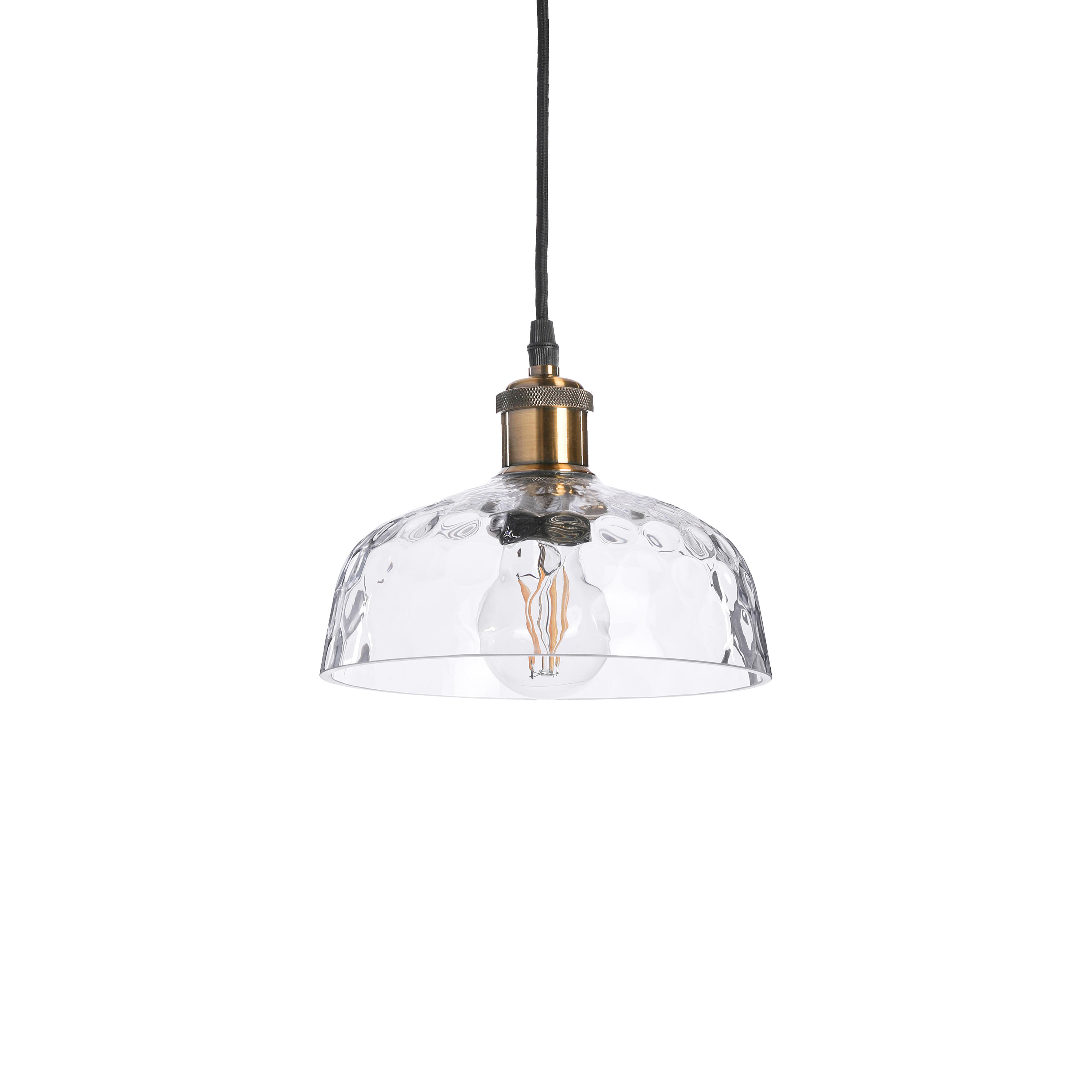 Suspension Clemence verre, Diam.20 cm, E27 - 4