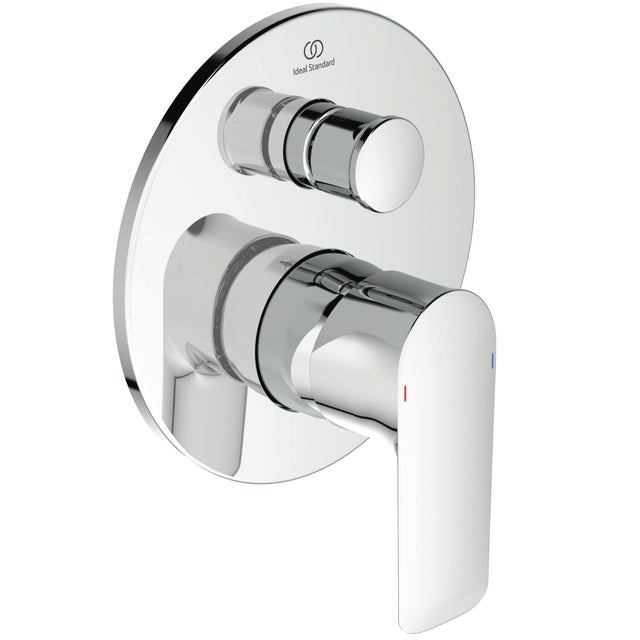 Rubinetto per vasca/doccia 2 vie ad incasso Concept Air cromo lucido IDEAL STANDARD