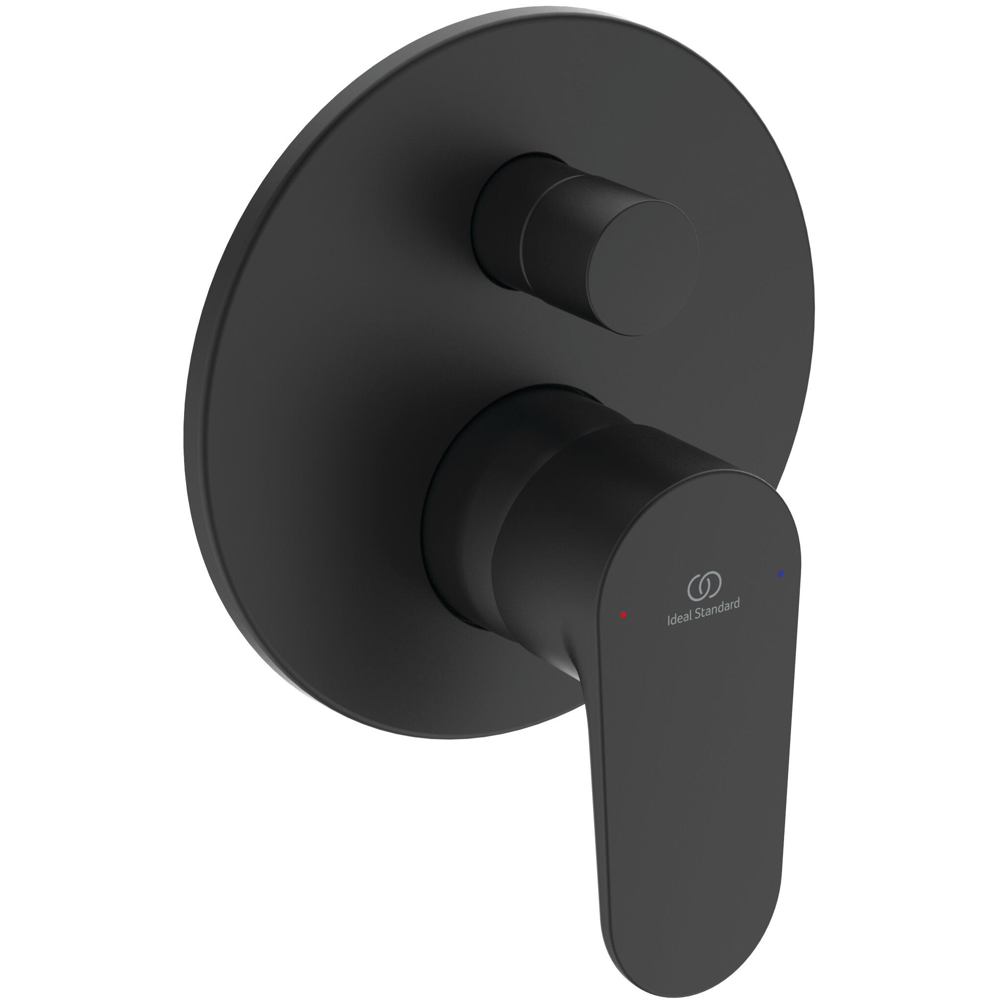 Mobile bagno sospeso Mango80 nero opaco con lavabo 2 cassetti 80x45x54h