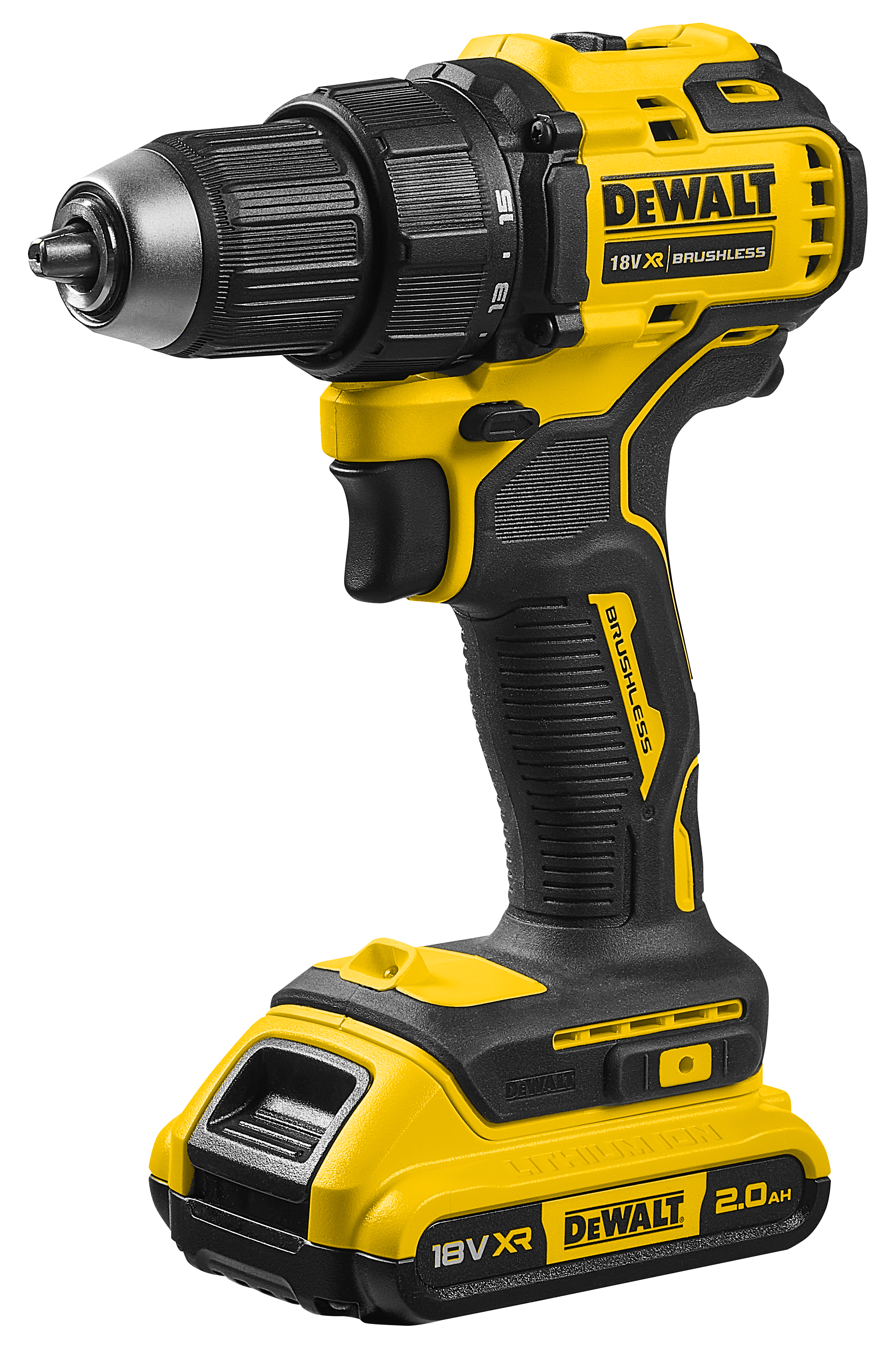 Wiertarka akumulatorowa DCD708D2T-QW 18 V /  Ah / Litowo-jonowa DEWALT - 6