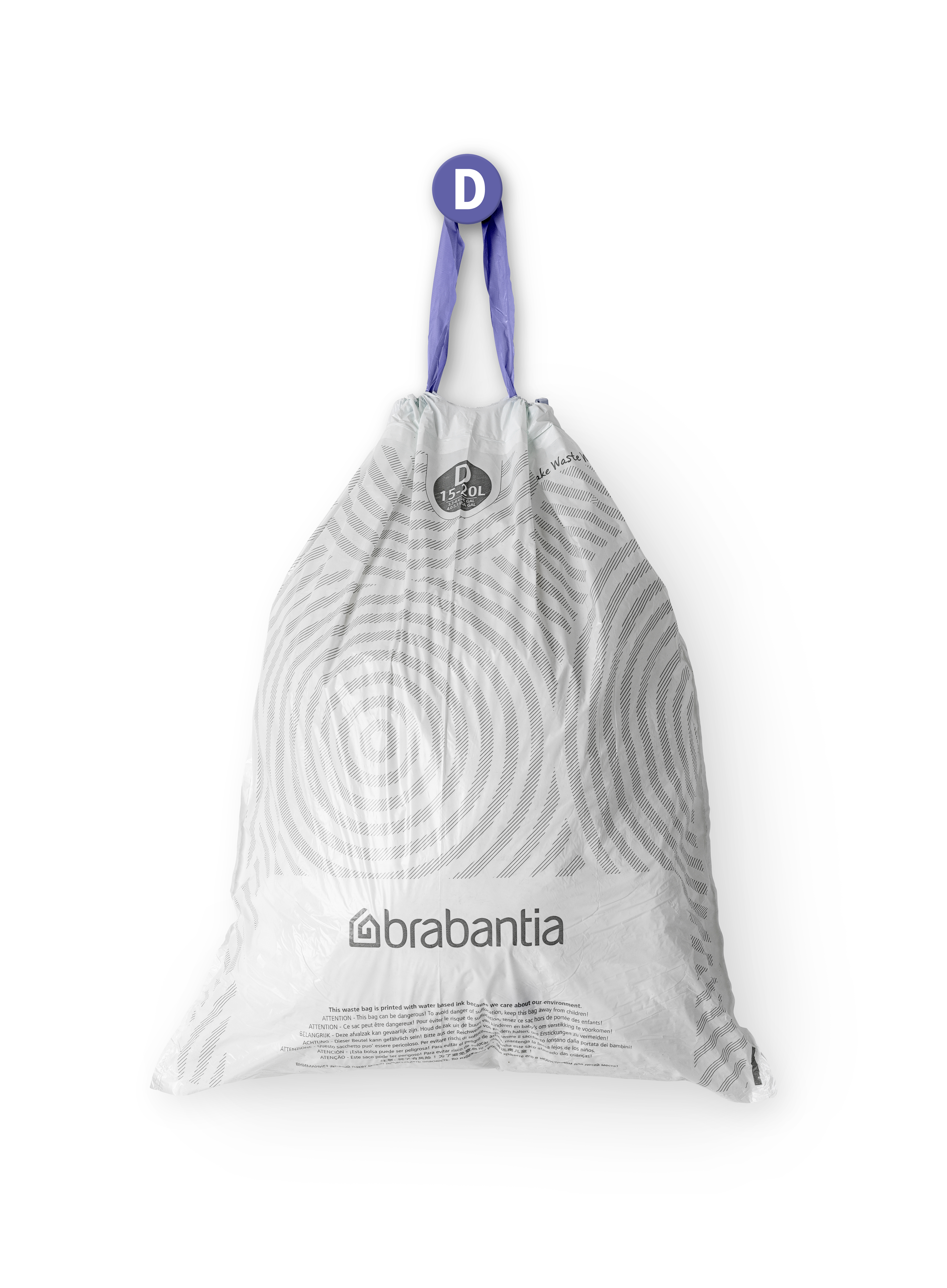 20 sacs-poubelle 15-20L BRABANTIA PerfectFit Code D - 2