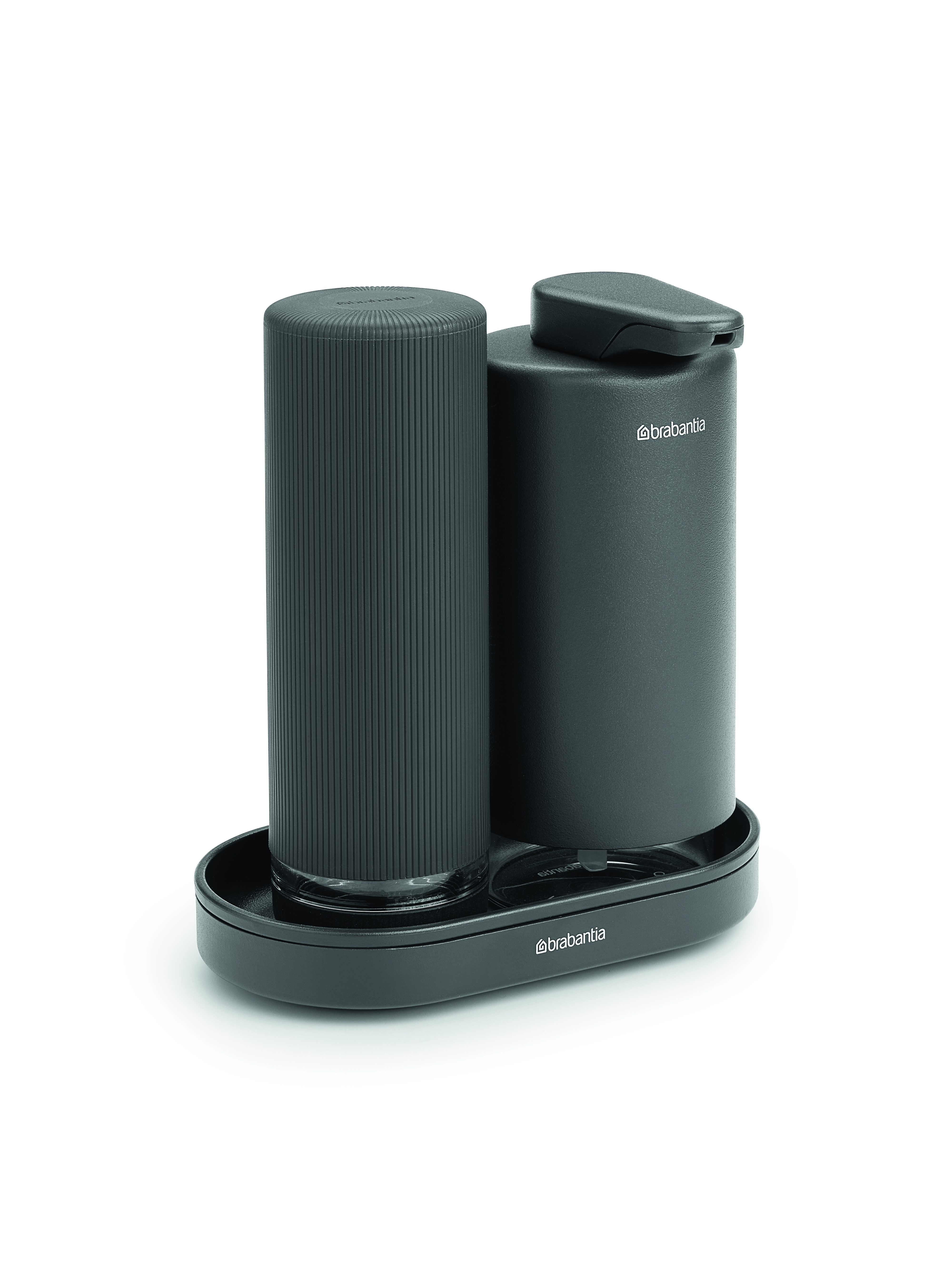 Set distributeur de savon et liquide vaisselle Sinkstyle gris foncé BRABANTIA - 3