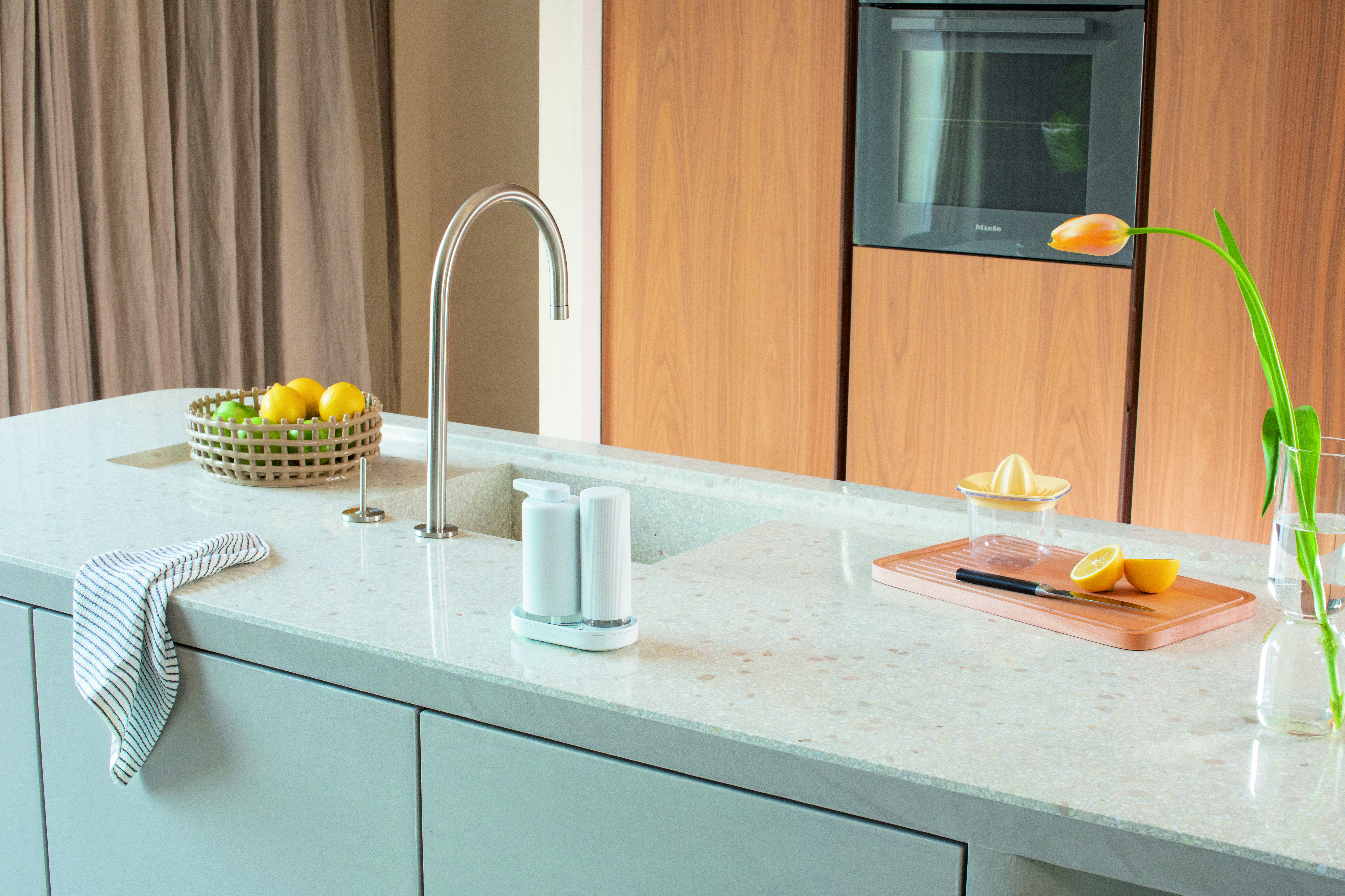 Set distributeur de savon et liquide vaisselle Sinkstyle blanc BRABANTIA - 3