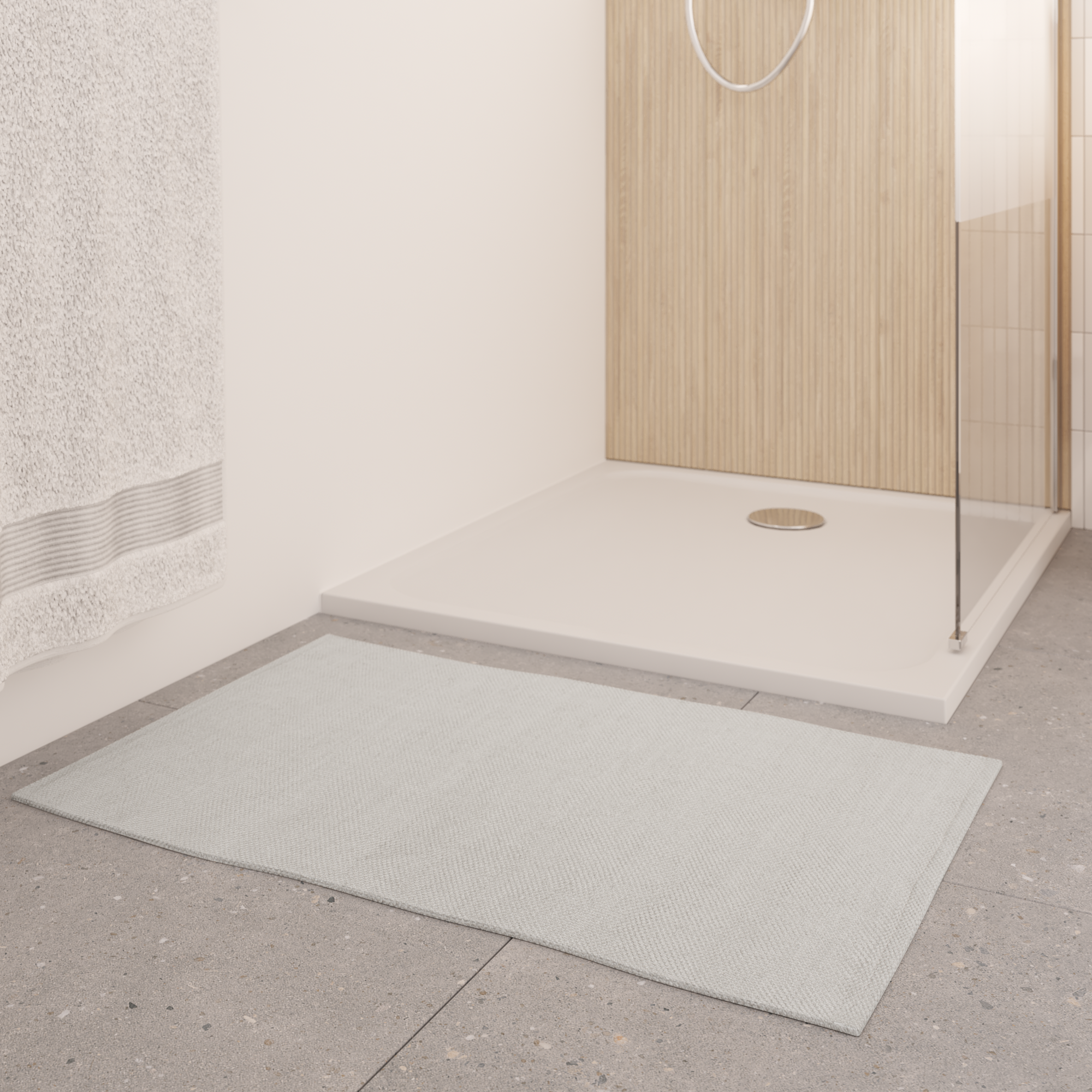 Tapis de bain l.50 x L.80 cm beige Sand SENSEA - 3