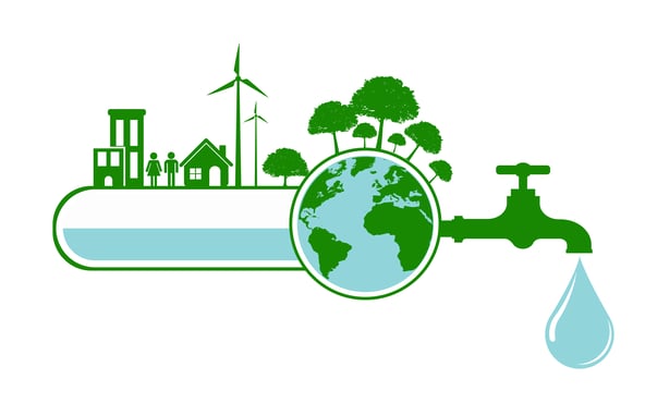 ikonografika związana z oszczędzaniem wody