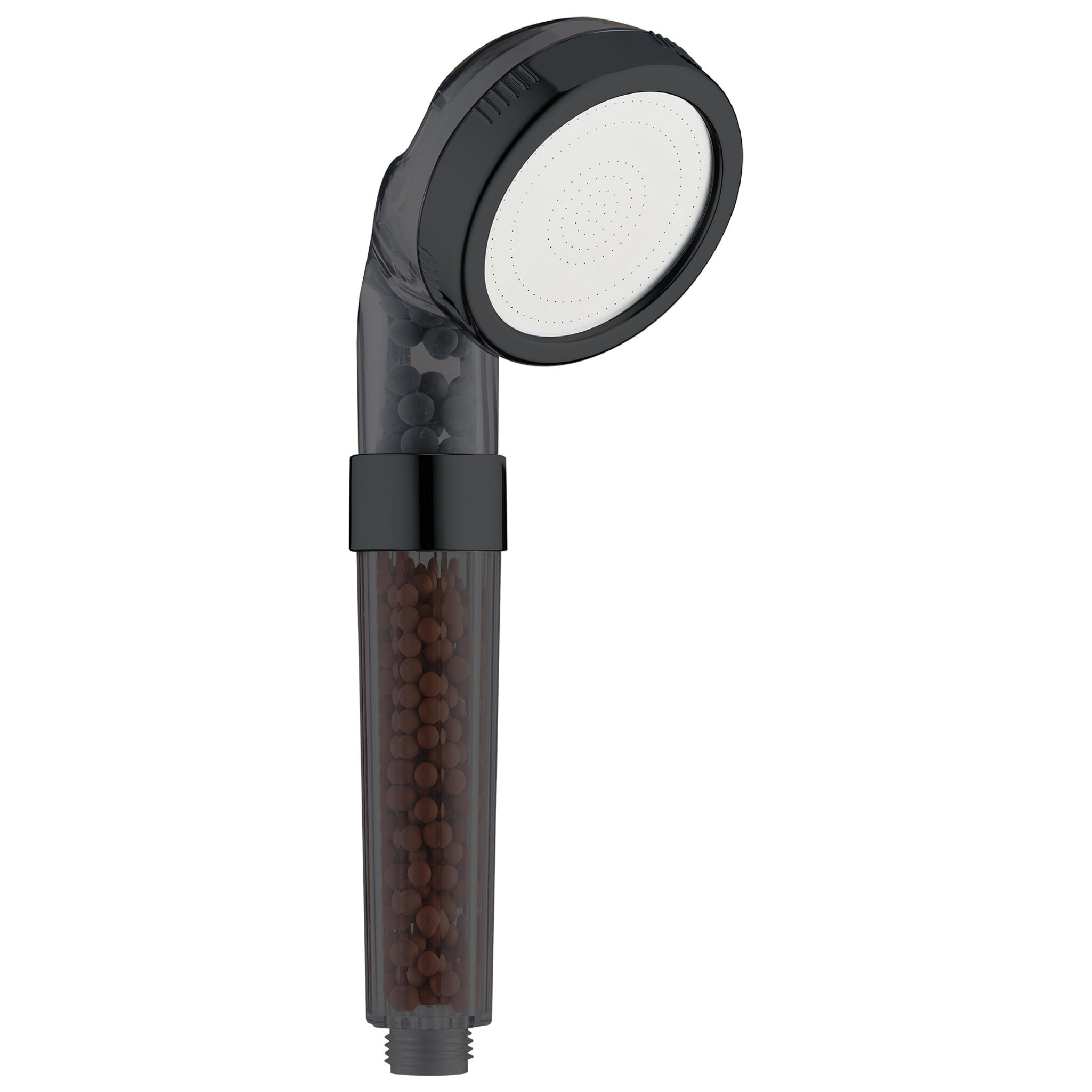 Alcachofa de ducha gedy top 05 pure negro con 1 función.
