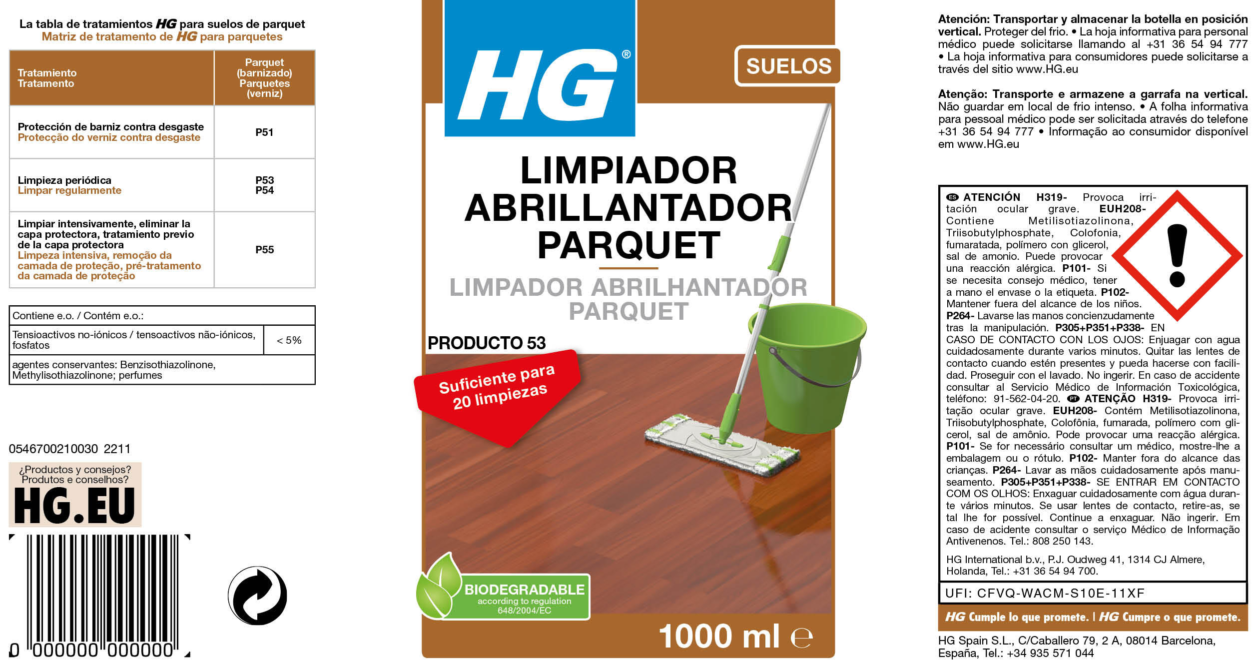 Limpiador abrillantador de parquet - 4