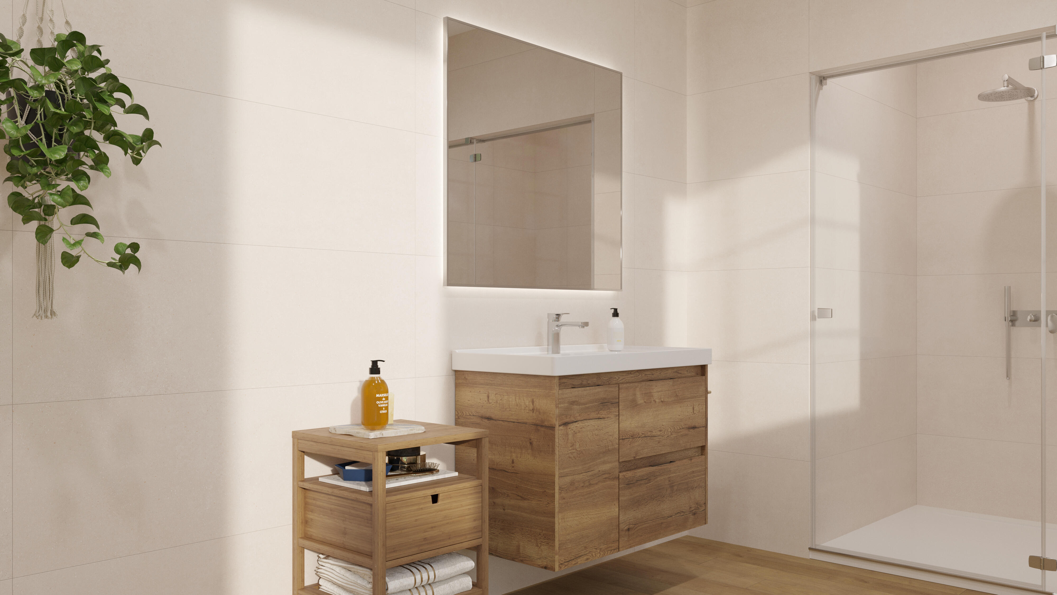 Revestimento cerâmico Norton Cream 30x90 cm - 12