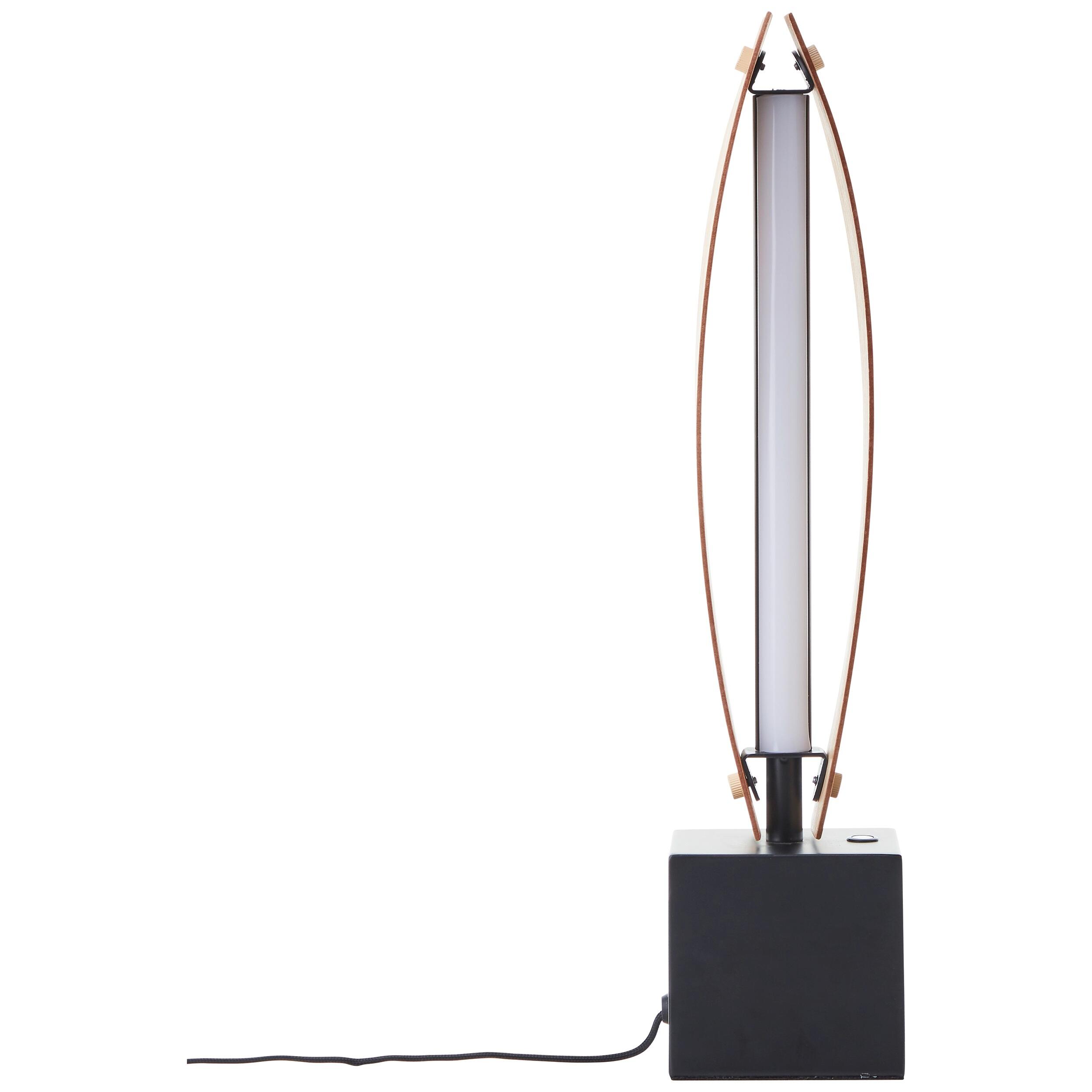 Lampe LED Ioana contrôle de l'intensité lumineuse, acier, noir, H.40 cm, - 5
