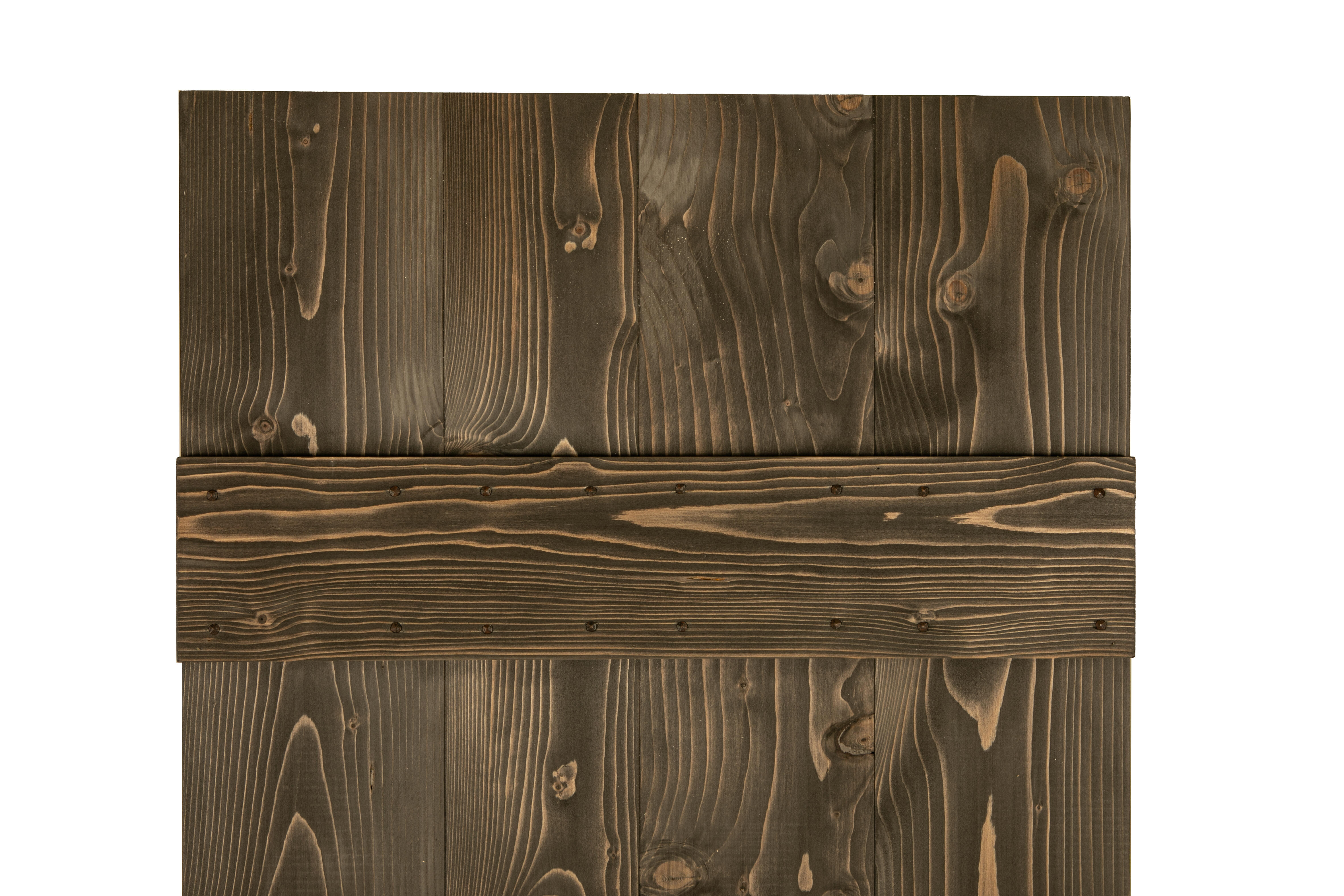 Anta per porta scorrevole Barn Ebano in legno massello ebano, L 86 x H 215 cm spessore 45 mm, apertura reversibile - 5