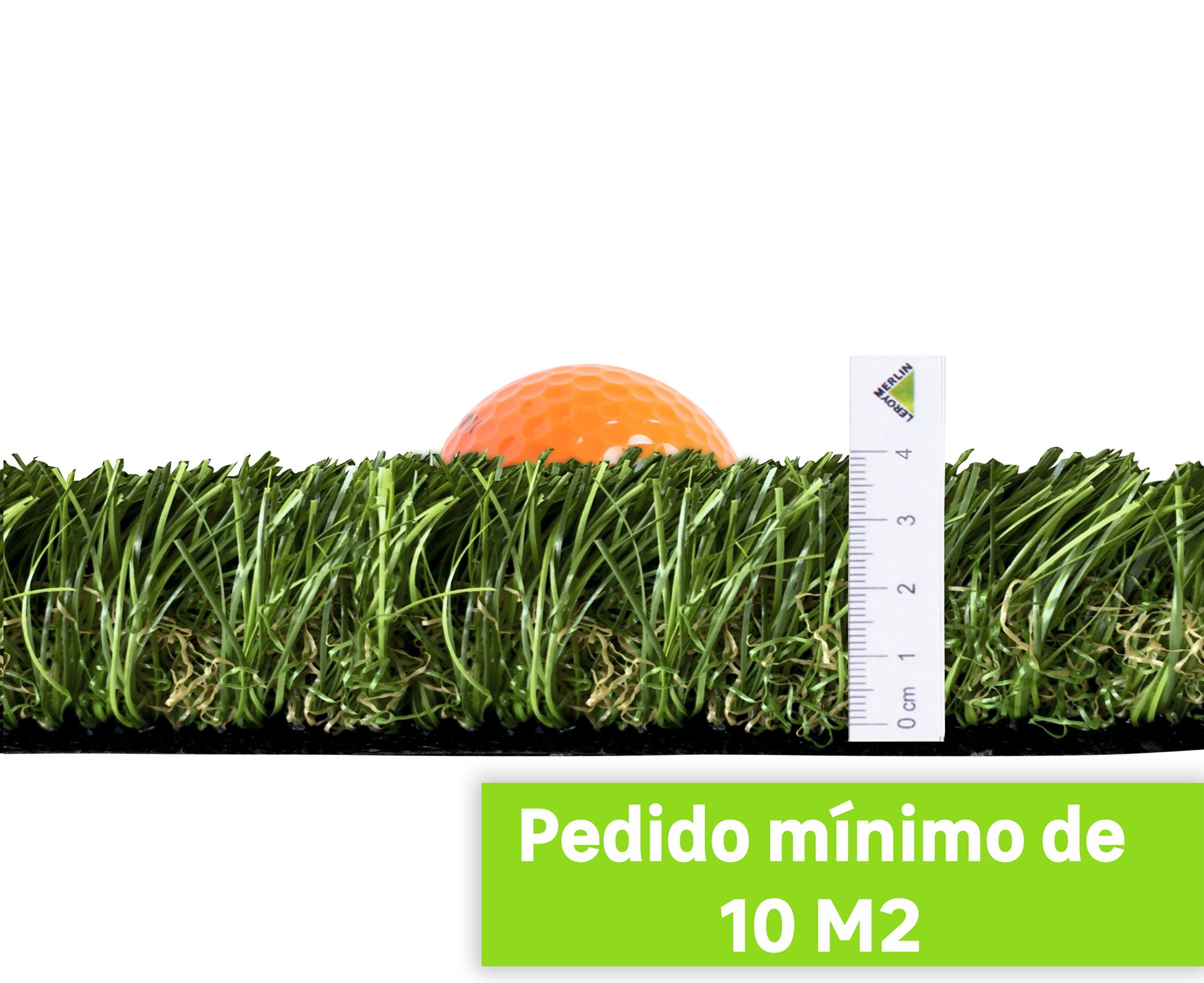 Césped artificial denia 2m 40 mm de altura de fibras y 25200 puntadas m²