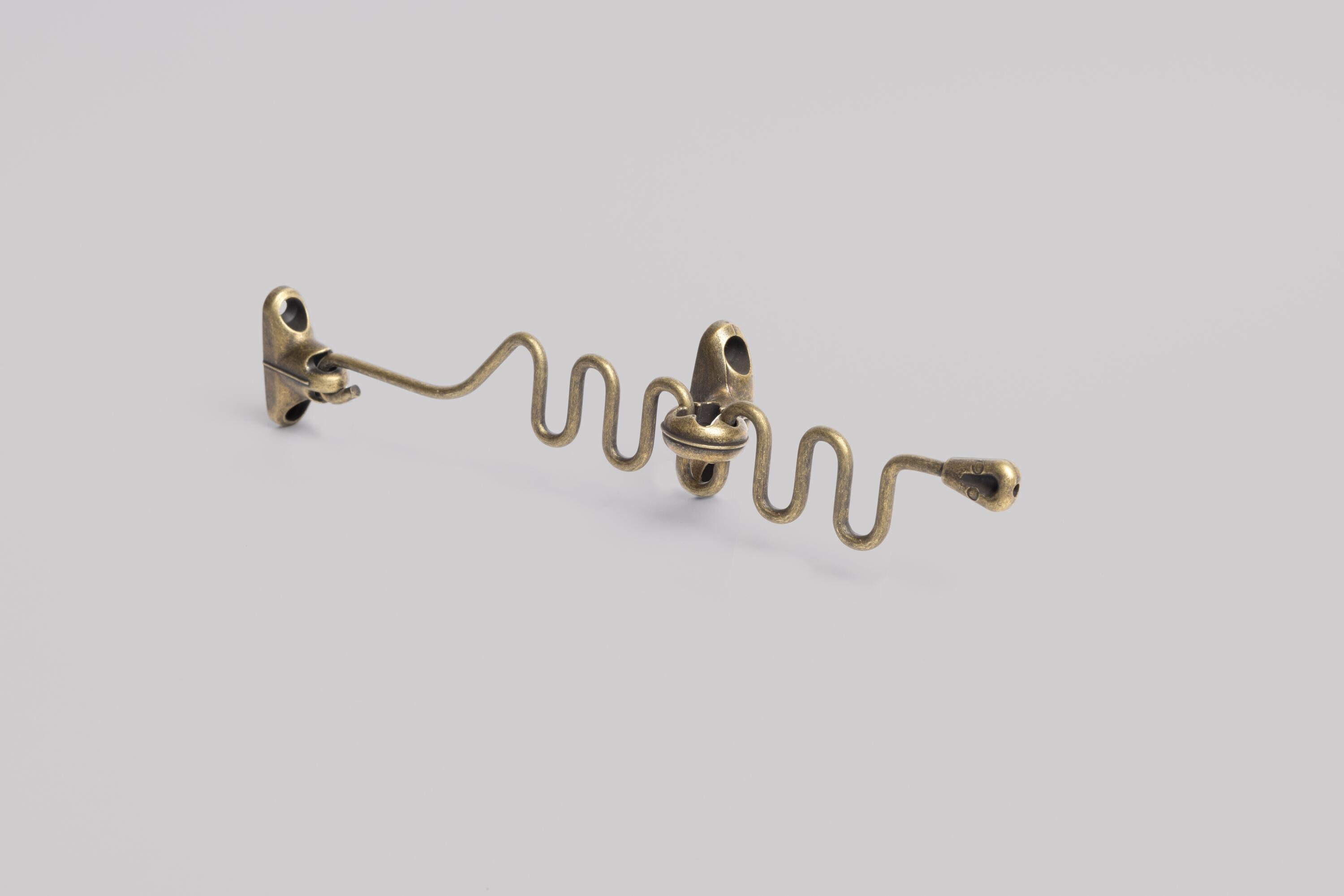 Entrebâilleur de fenêtre zamak bronze, SOCONA Sairpentin - e3 - 3