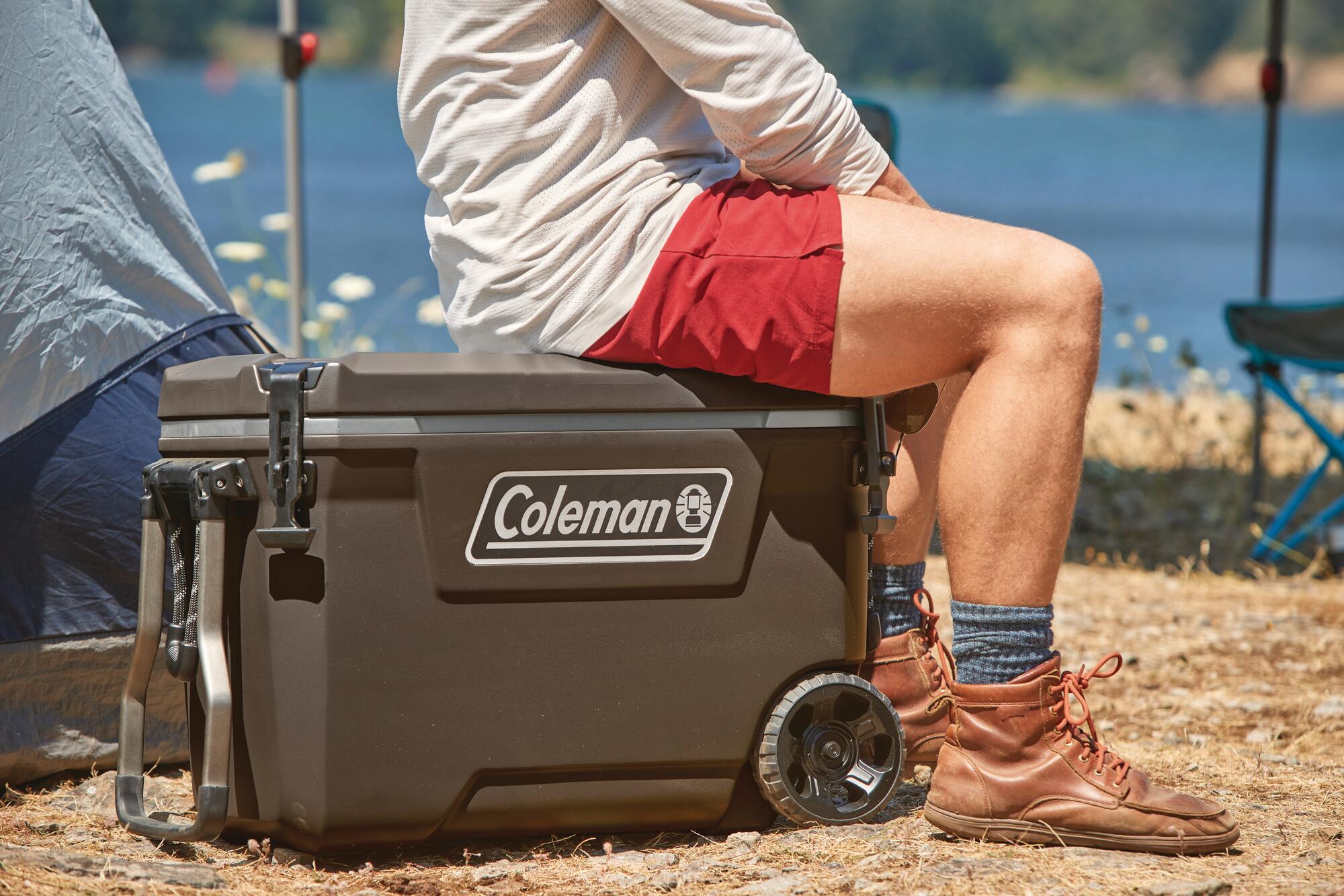 Geleira rígida com rodas 61 L Coleman Convoy 65QT - 5