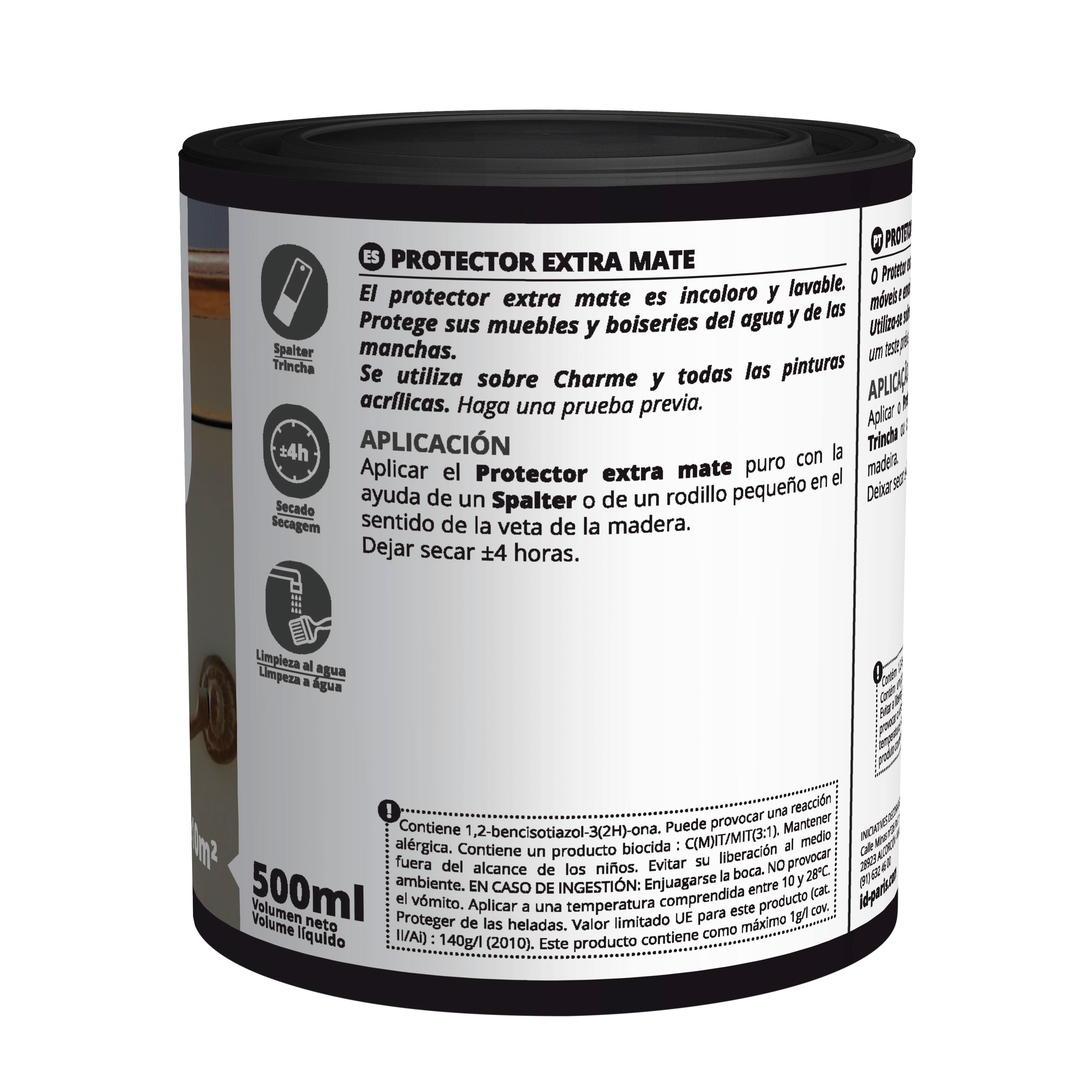 Pintura mueble y objeto ID 0.5 l incoloro / transparente multisoporte  - 4