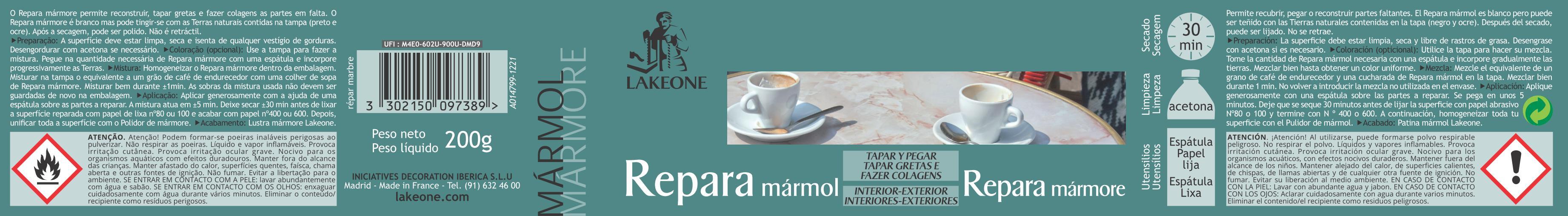 Repara mármol LAKEONE 200 gr - 4