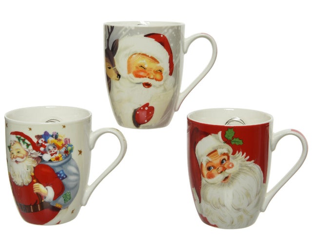 MUG PORCELAINE PERE NOEL H.10CM