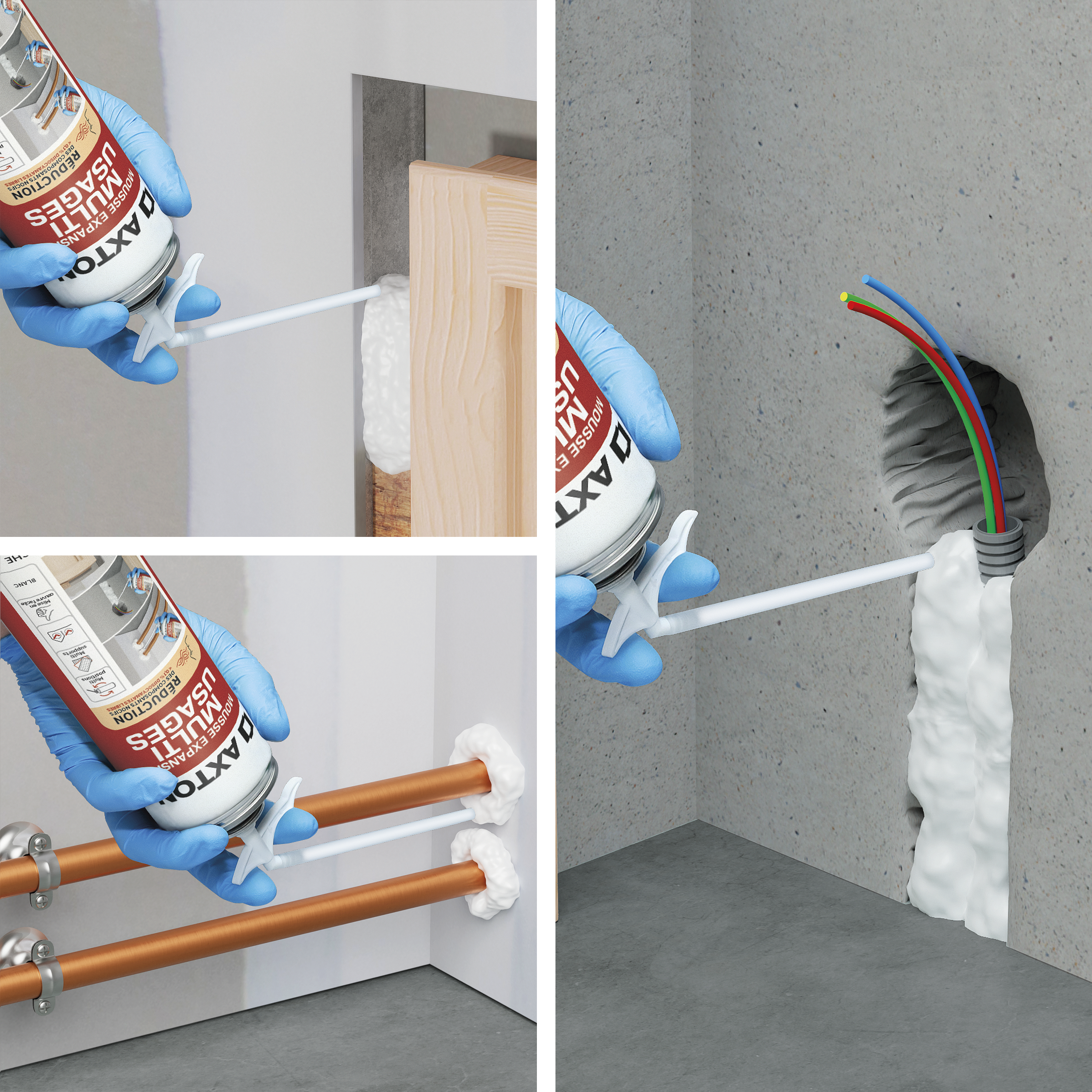 Mousse Expansive multiusages AXTON 500 ml Leroy Merlin