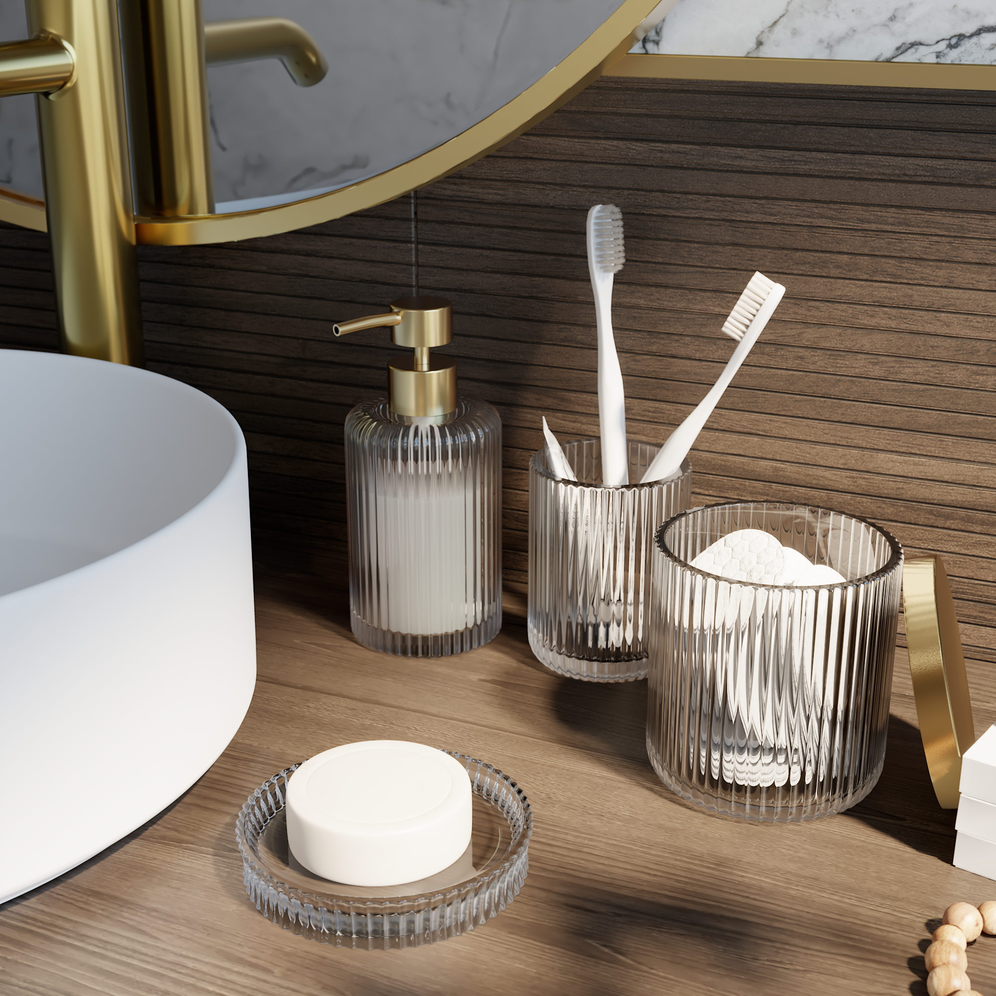 Copo para algodão branco transparente Sensea Gatsby - 11