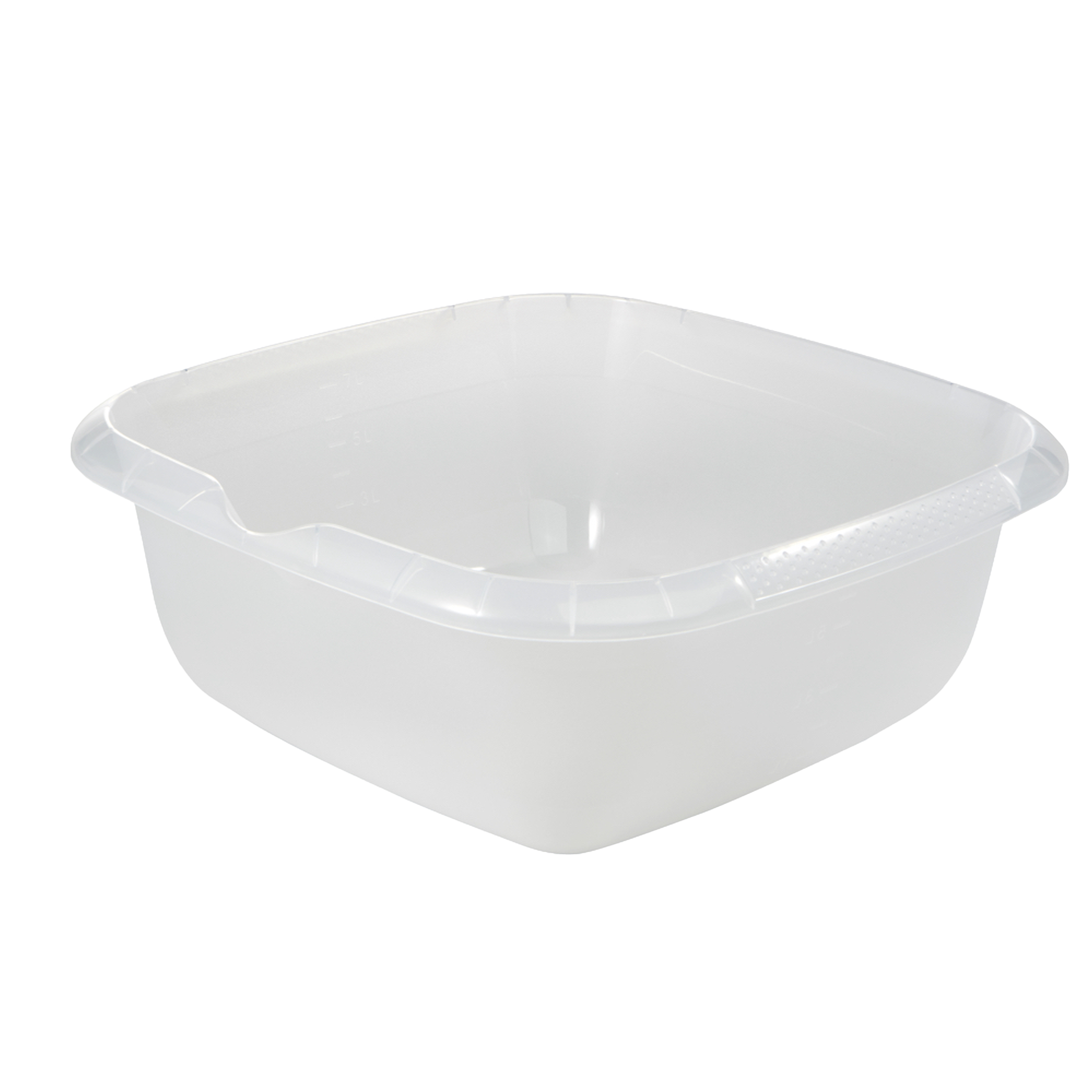 Miska z wylewką 8L kwadrat transparentna Keeeper