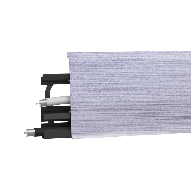 Listwa przypodłogowa PCV Aluminium ciemne 70 Artens