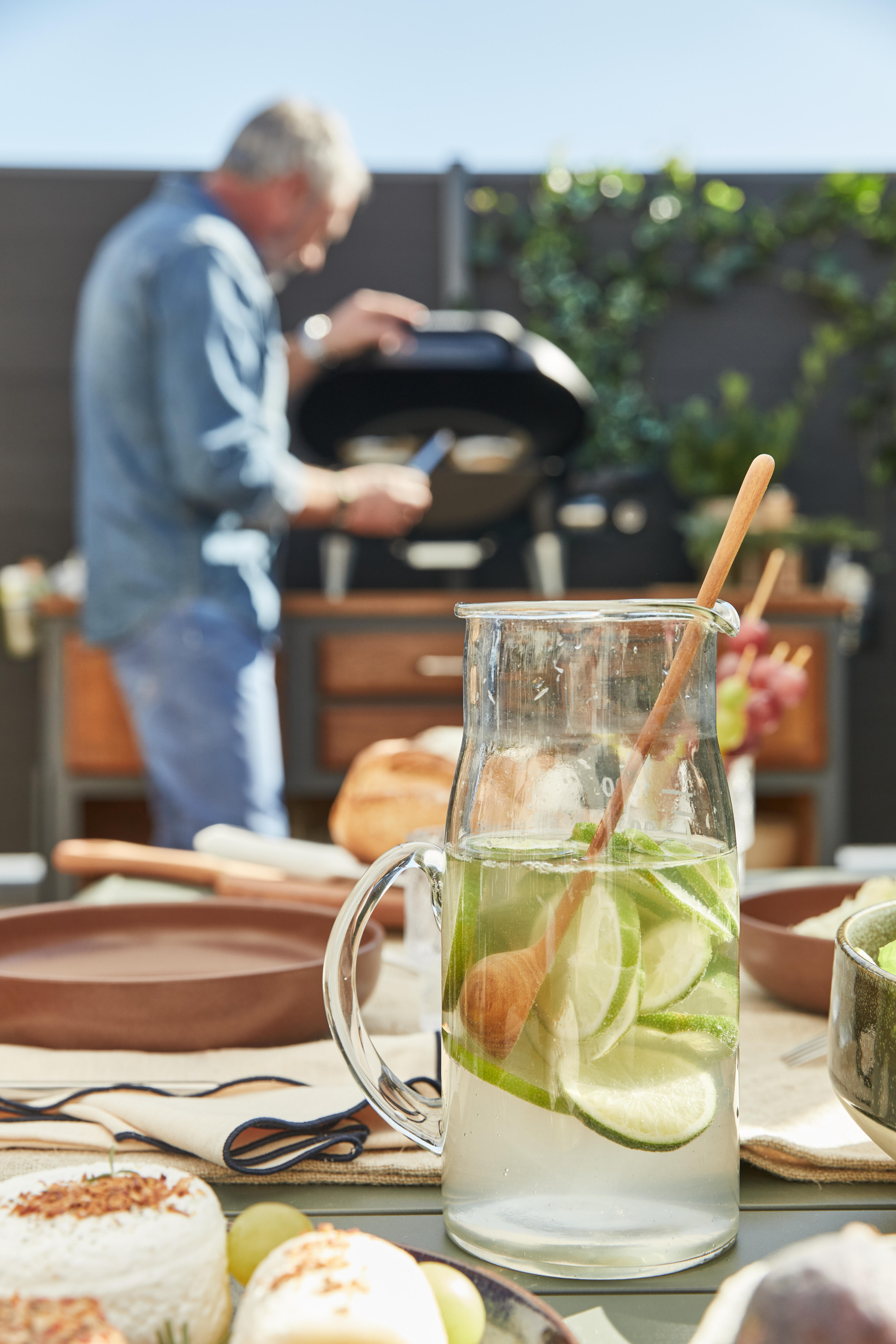Mesa de alumínio NATERIAL IDAHO 144X70CM VERDE FLORESTA - 3