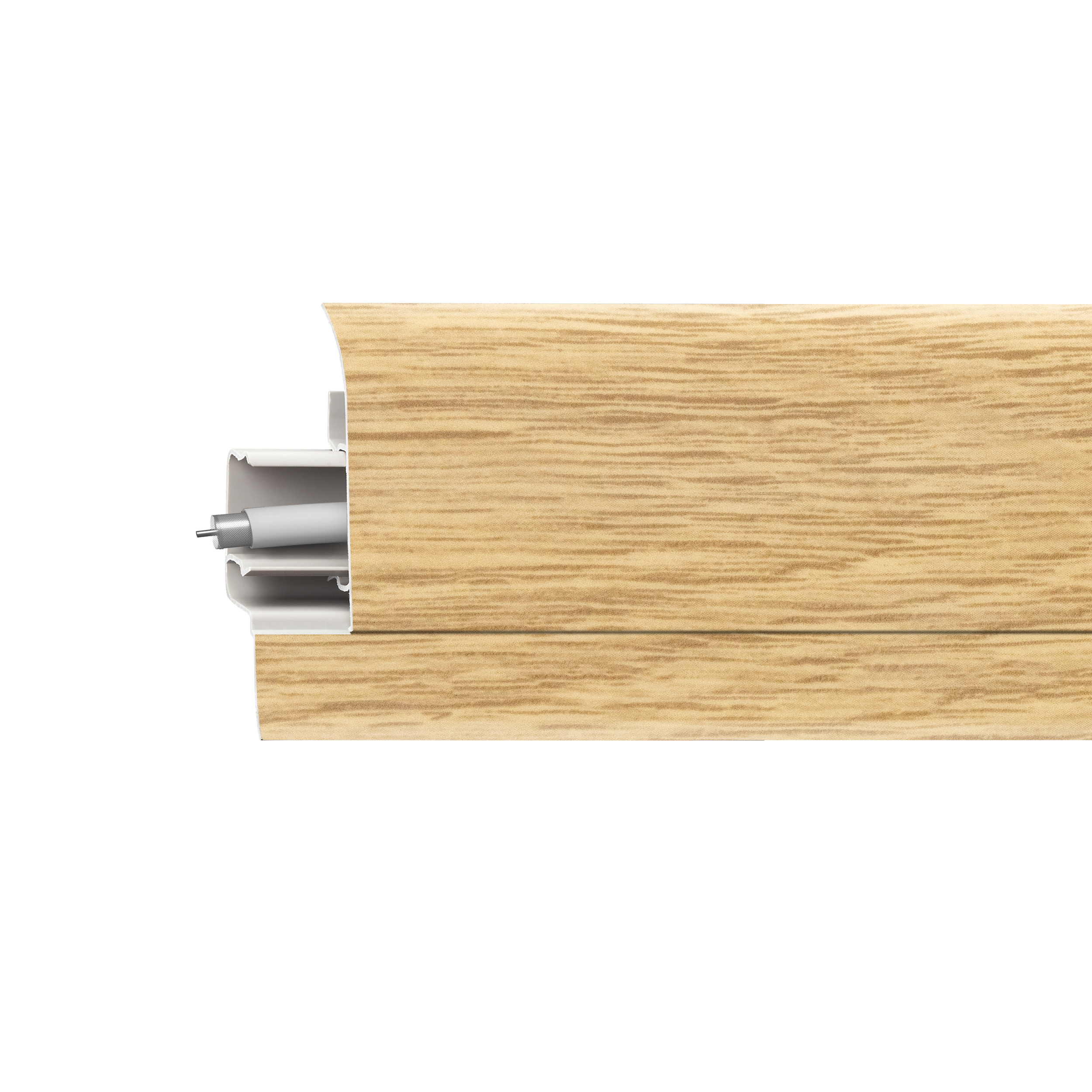Listwa przypodłogowa PCV Dąb Alaska 6 cm Artens - 6