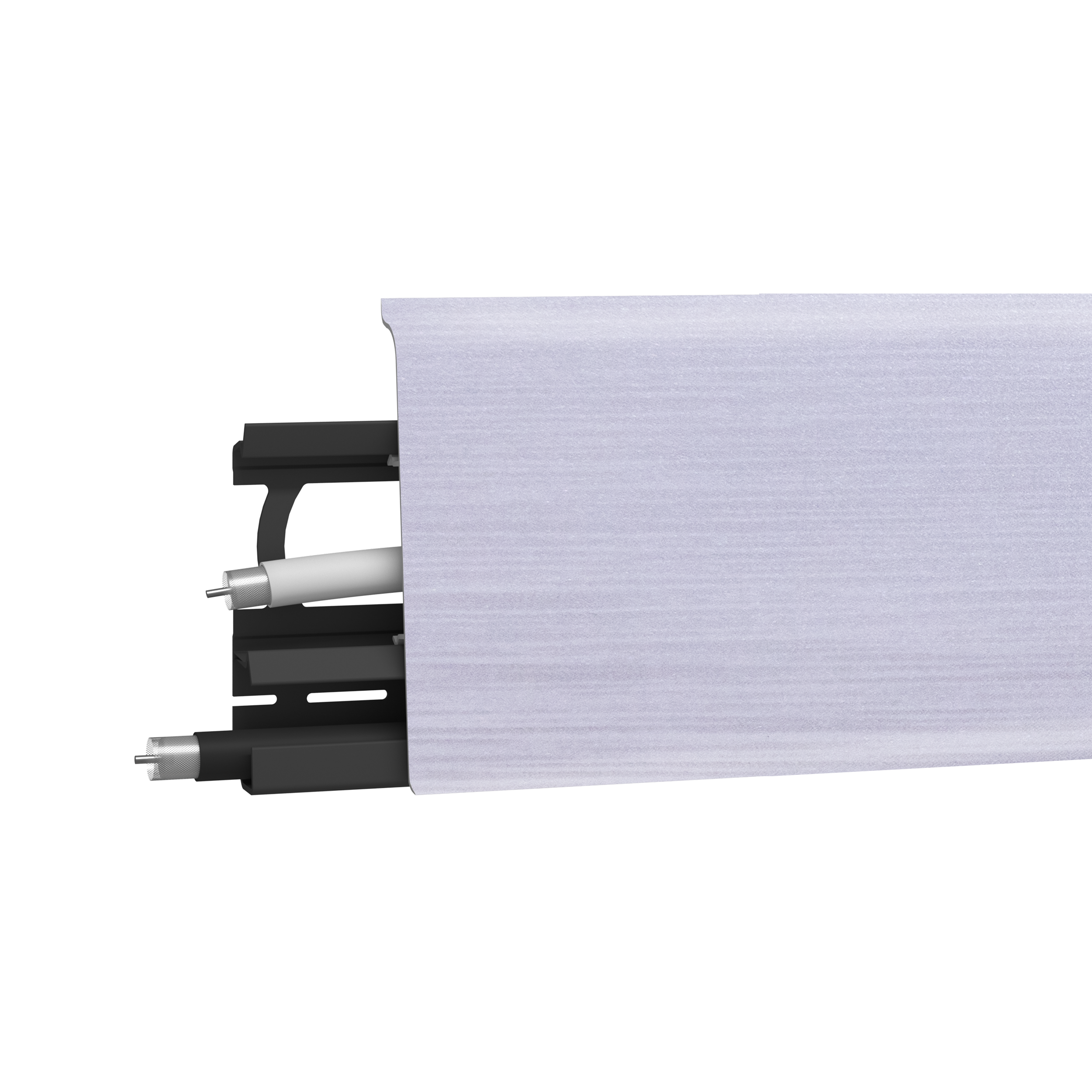Listwa przypodłogowa PCV Aluminium jasne 70 Artens - 5
