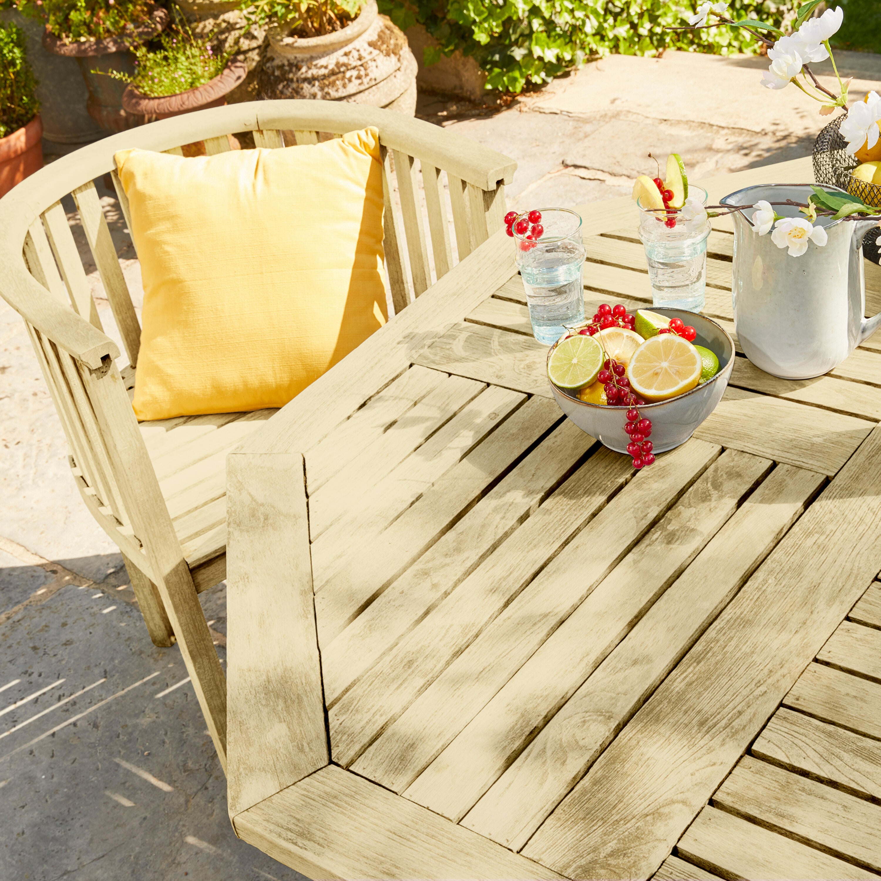 Huile pour bois extérieur LUXENS Meuble de jardin incolore mat 1 l - 2