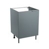 Móvel inferior com porta 60x58x72 cm Delinia Eleki cinza