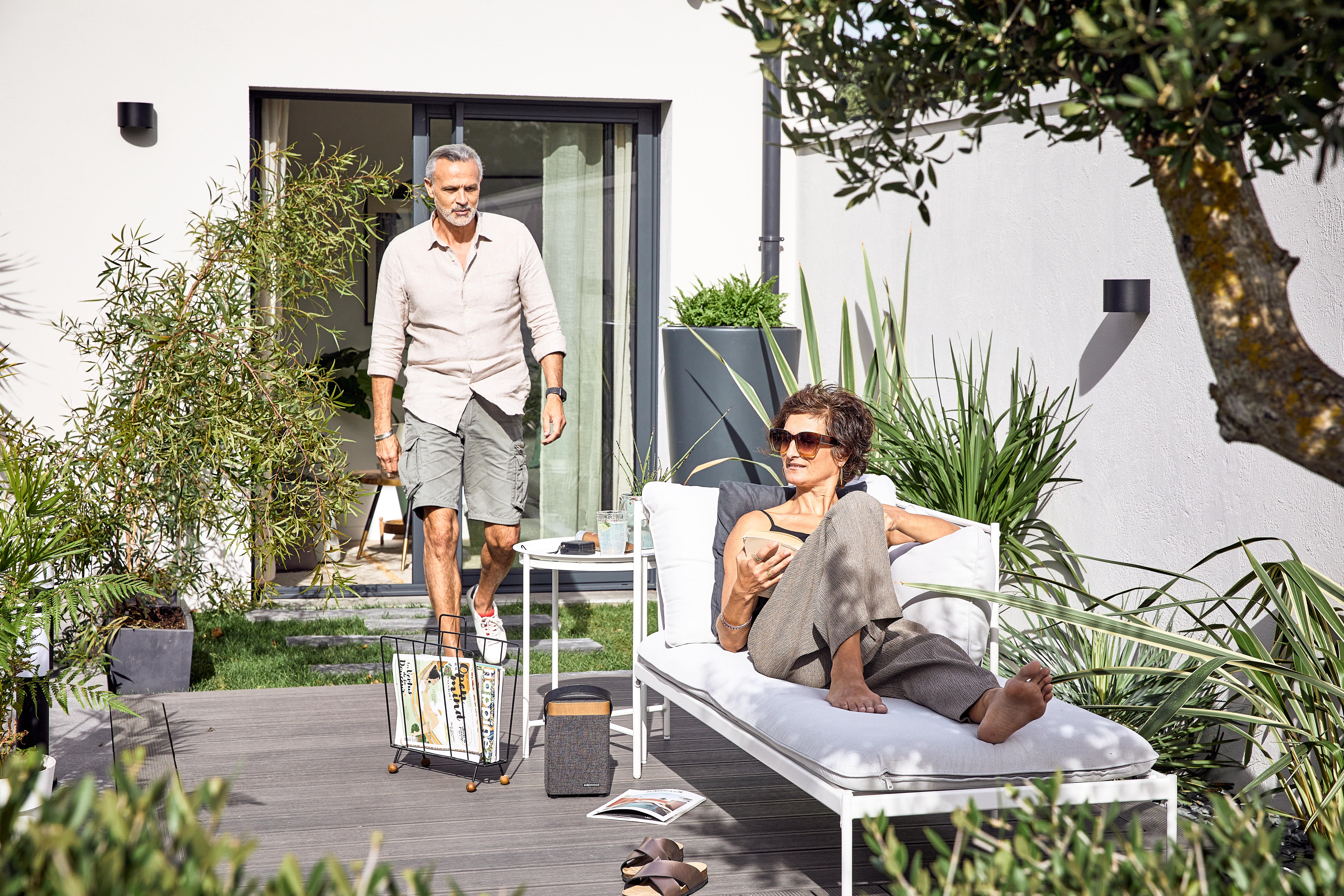 Méridienne en acier blanc Sigma NATERIAL - 4