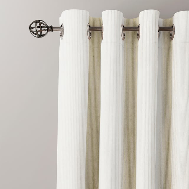 Rideau occultant, Glasgow, blanc H.260 x l.140 cm