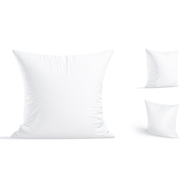 Coussin en lin lavé beige 45x45 Maisons du Monde
