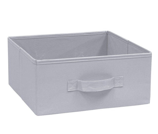 Panier SPACEO kub gris H.14 x l.31 x P.31 cm