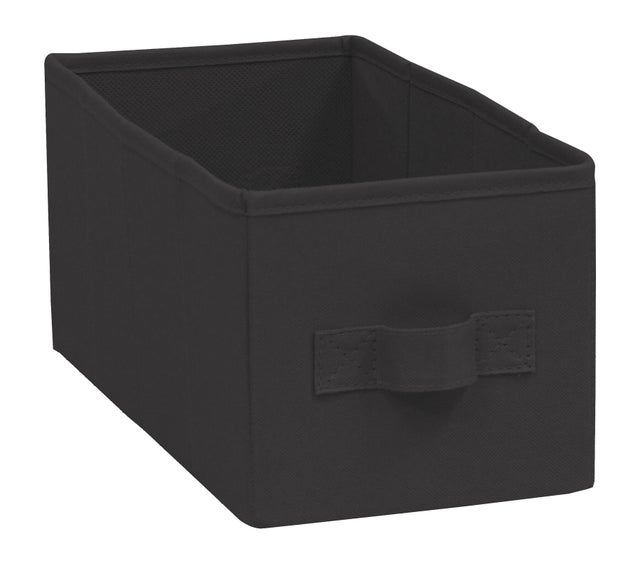 Panier SPACEO Kub noir H.14 x l.14 x P.31 cm