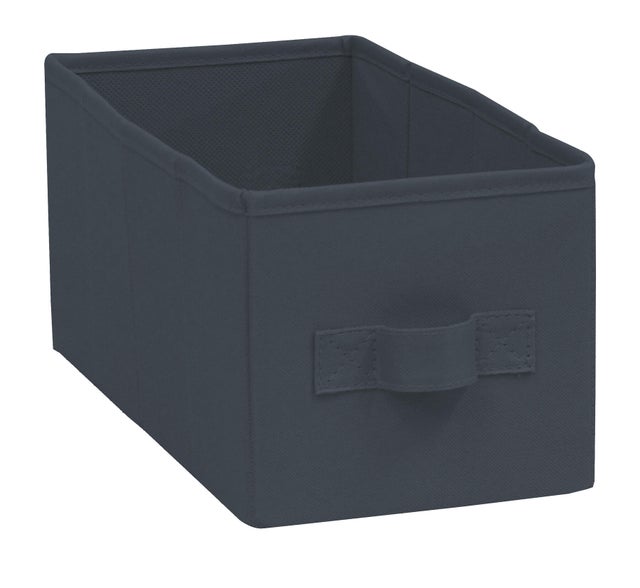 Panier SPACEO Kub noir H.14 x l.14 x P.31 cm