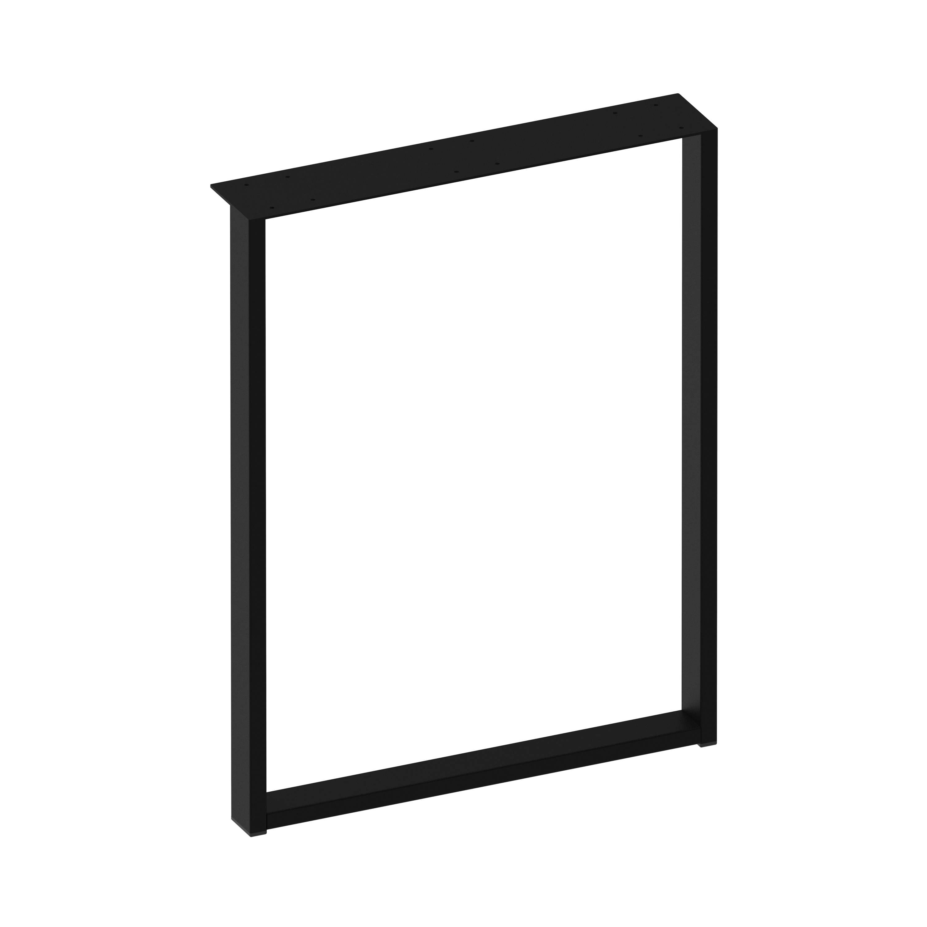 Noga do stołu SR57 55 x 5 x 72 cm czarna