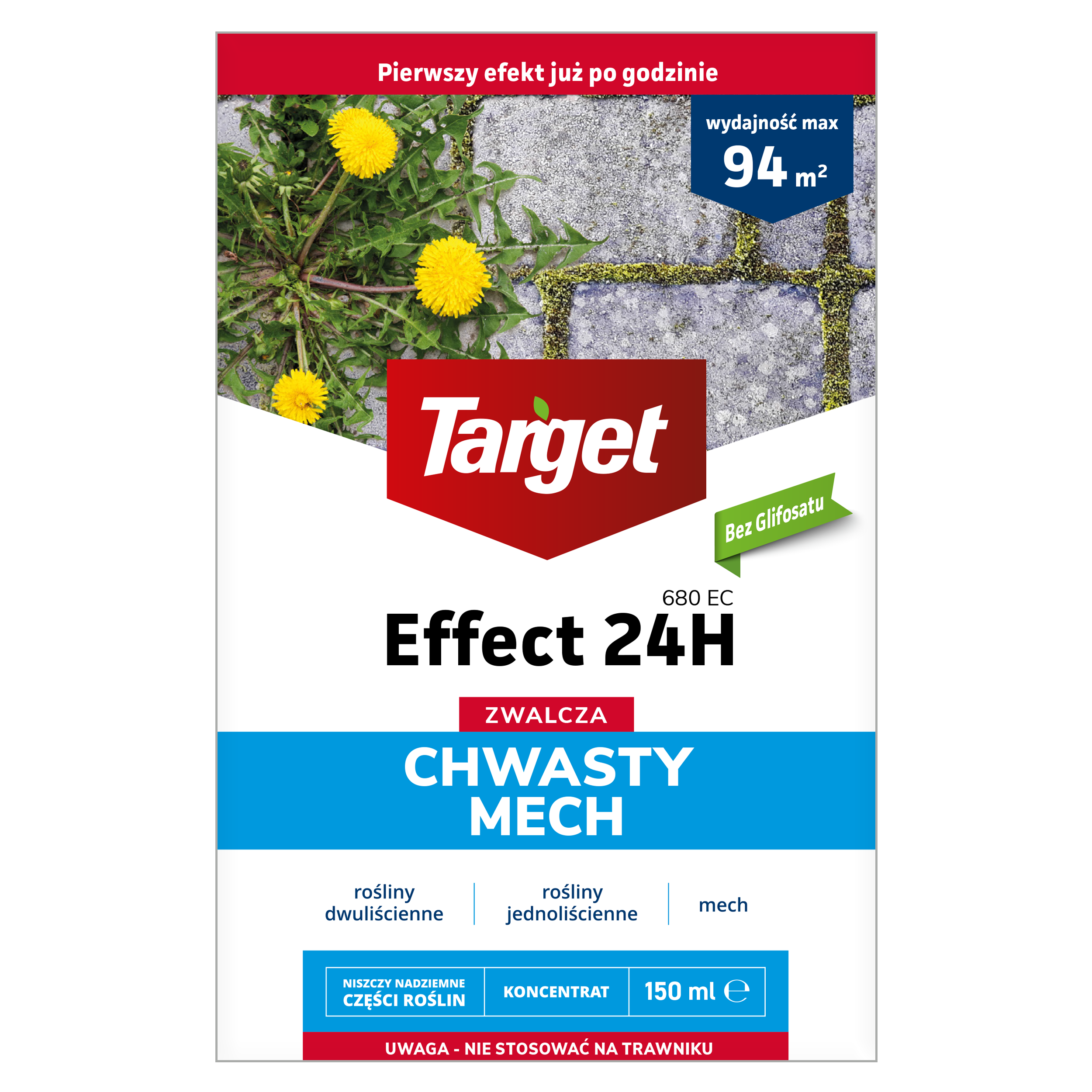 Środek na chwasty Effect 24h 680EC 150ml Target - 2