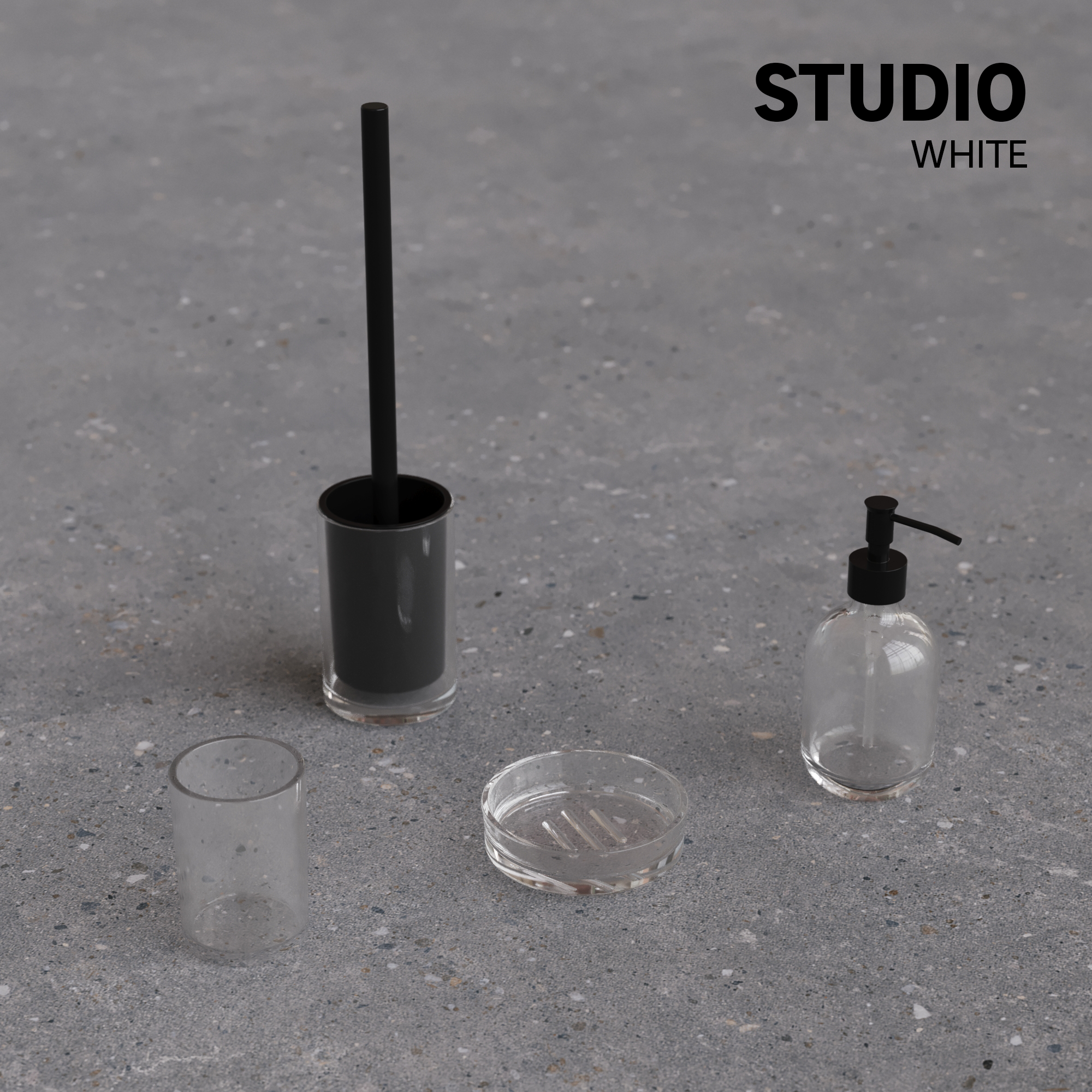 Copo branco transparente Sensea Studio - 6