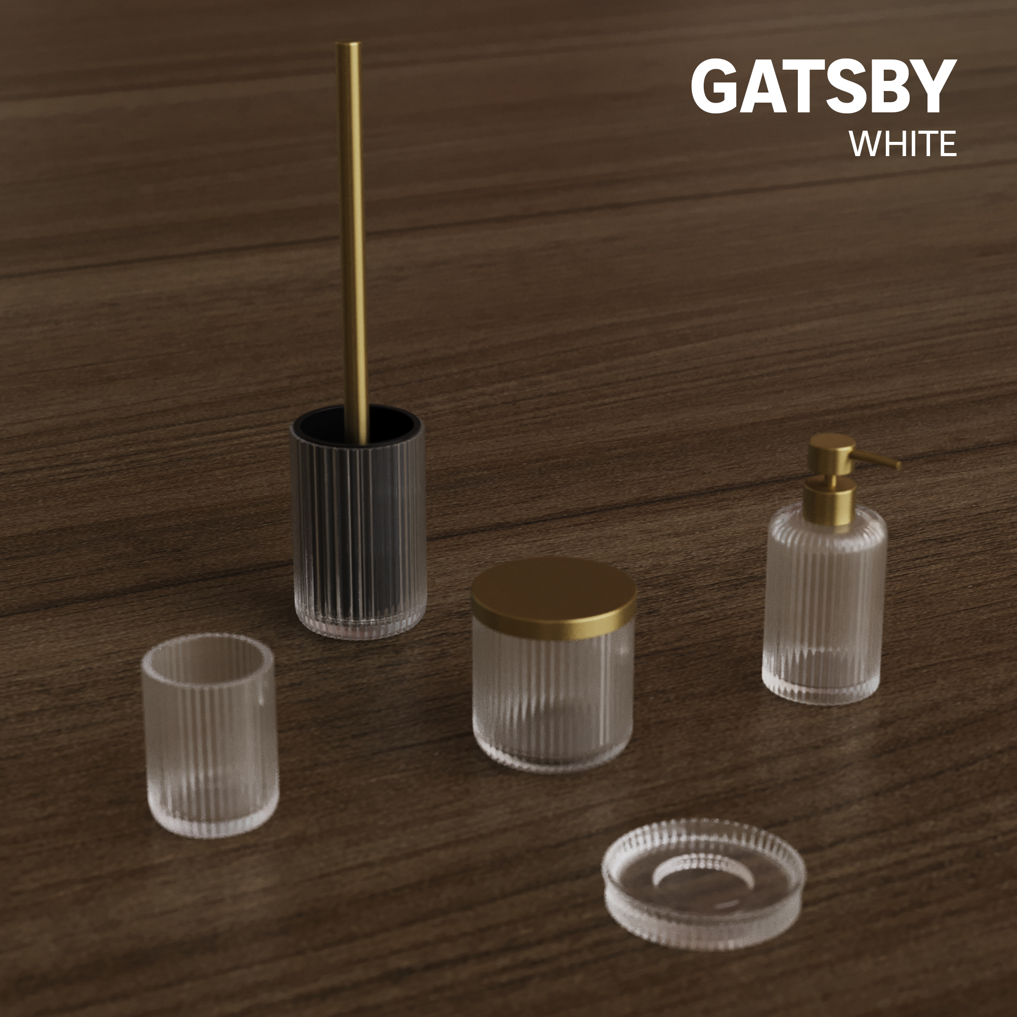 Copo para algodão branco transparente Sensea Gatsby - 7